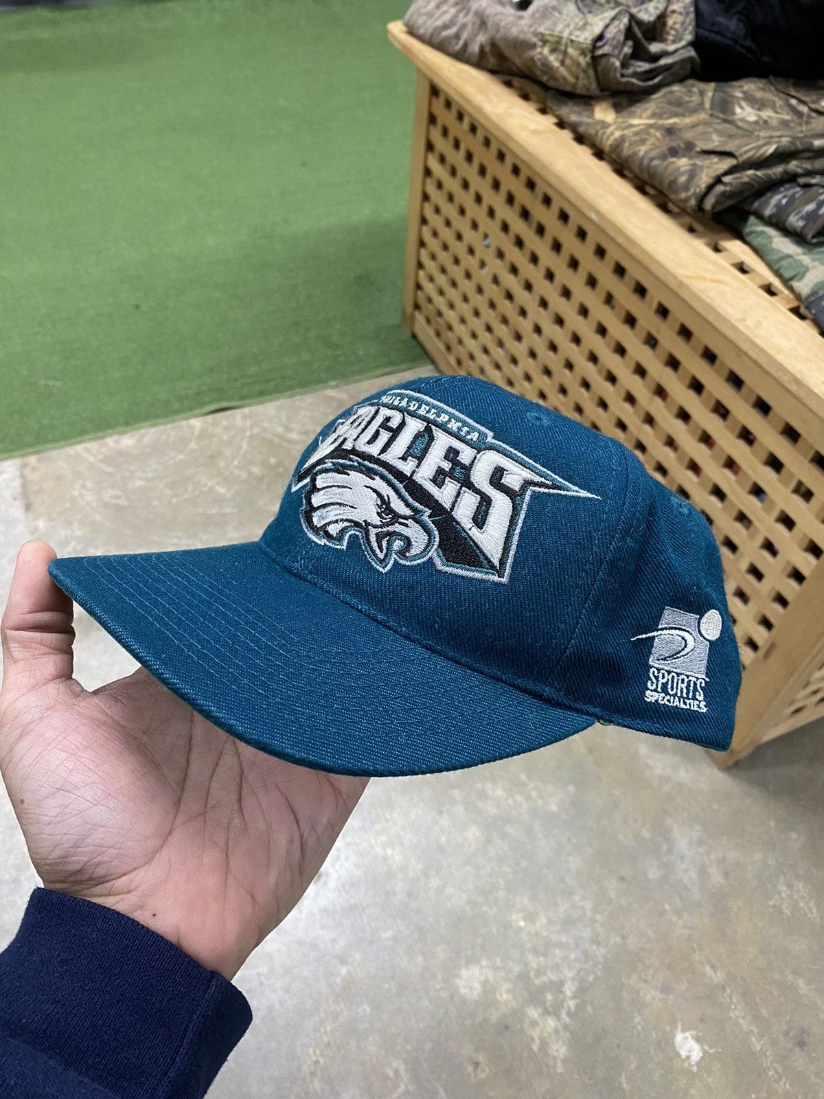 NFL Vintage 90s Plain Logo Philadelphia Eagles SS SnapBack Size ONE SIZE - 1 Thumbnail