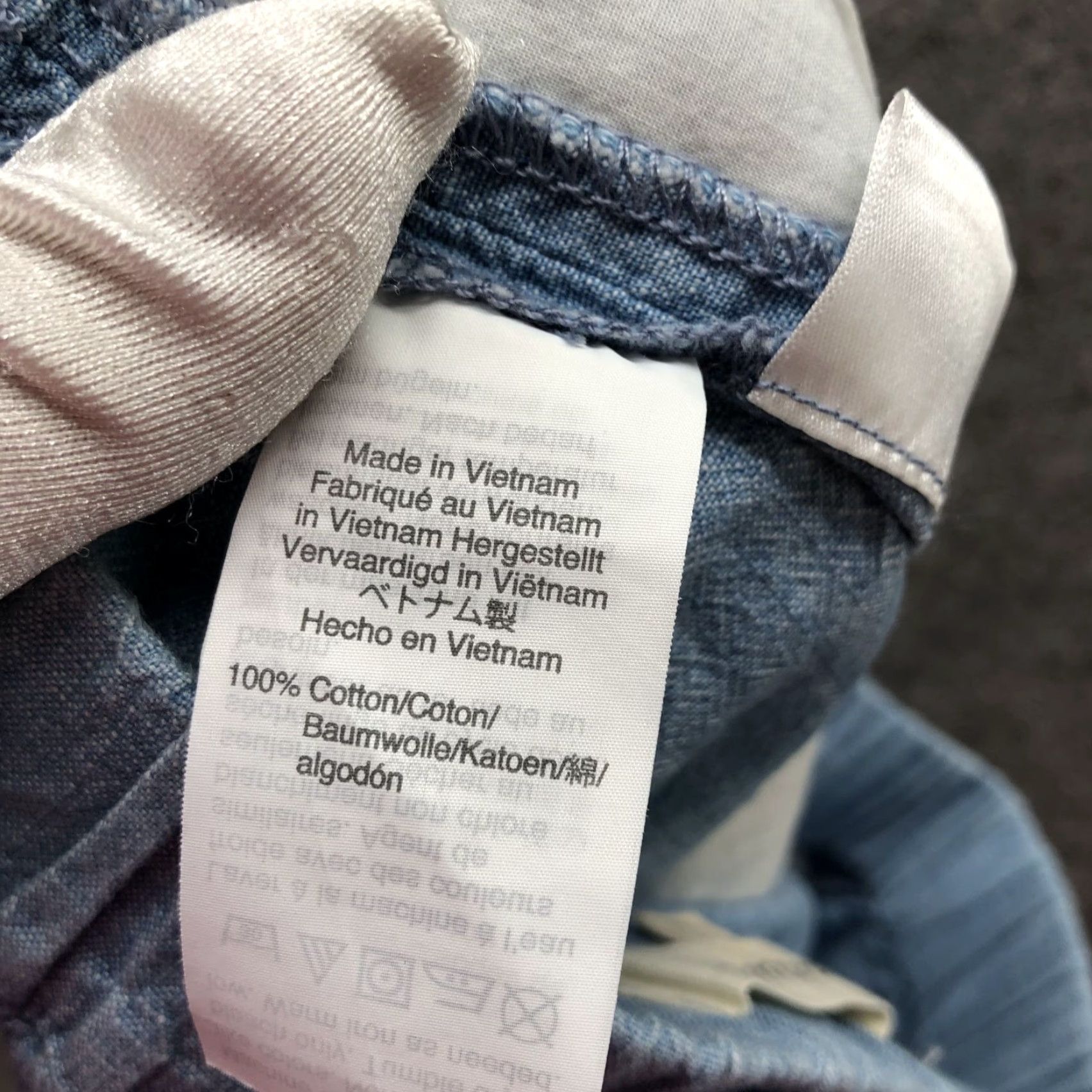 Madewell Madewell Pull On Chambray Shorts Womens XS Light Blue Cotton Mid Rise Casual Size 26" / US 2 / IT 38 - 7 Thumbnail