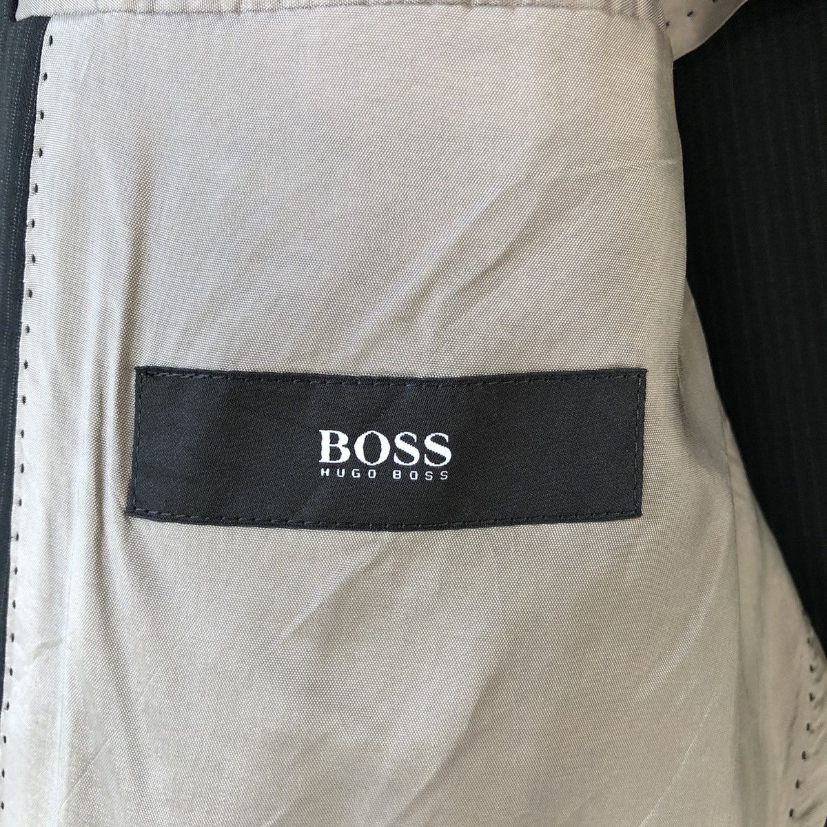 Hugo Boss BOSS HUGO BOSS “ Scorsese/Movie-H” Black Pinstripe Blazer Size 42R - 13 Thumbnail