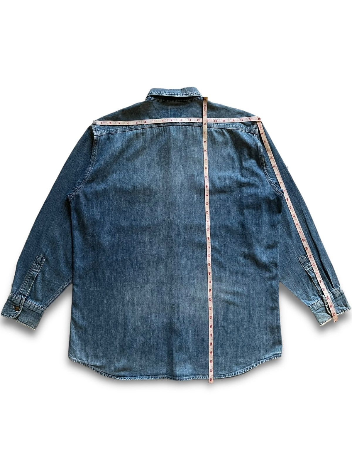 Levi's × Levi's Vintage Clothing SALES🔥Vintage Levis Workwear Orange Tab Denim Button Ups Size US L / EU 52-54 / 3 - 12 Thumbnail