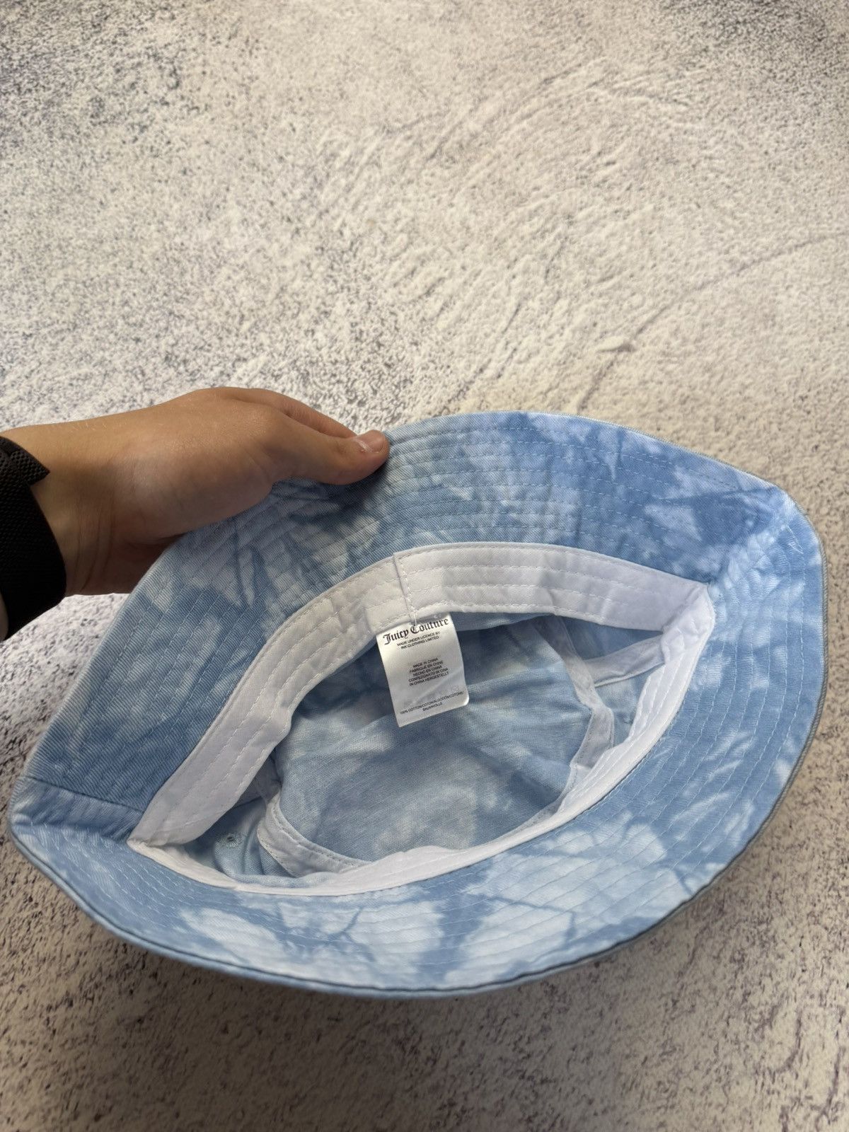 Juicy Couture Juicy Couture Bucket Hat Cap Blue JC Y2K Size ONE SIZE - 9 Thumbnail