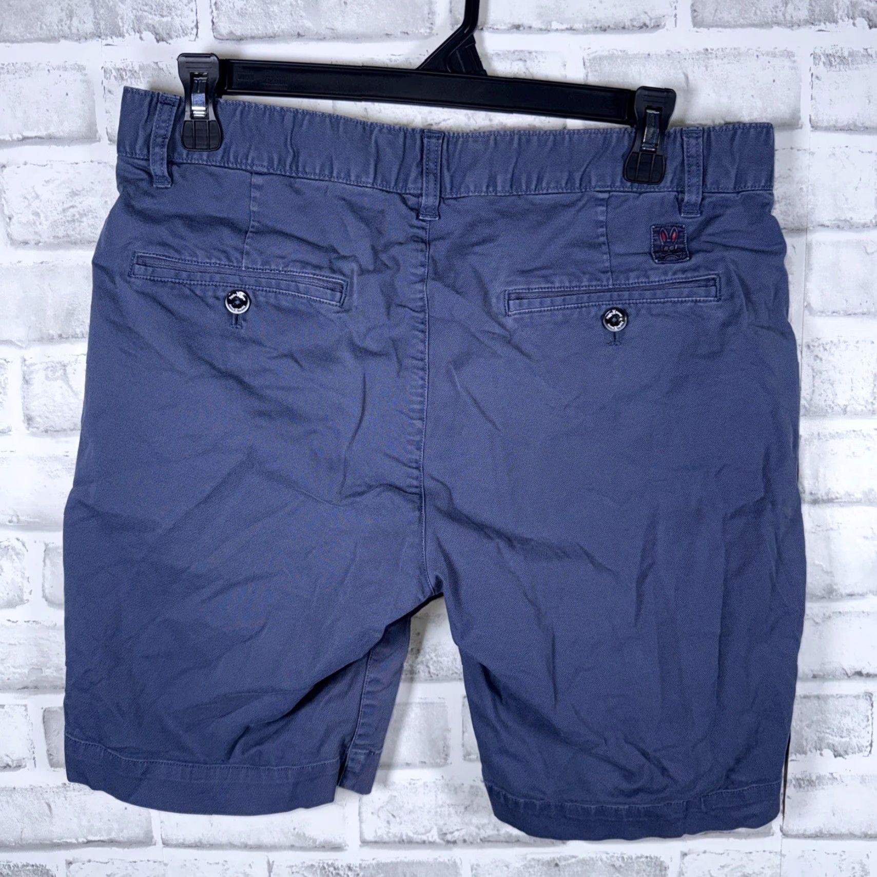 Psycho Bunny Psycho Bunny Men's Blue Casual Shorts Size 30 Chino Casual Mens Size US 30 / EU 46 - 4 Thumbnail