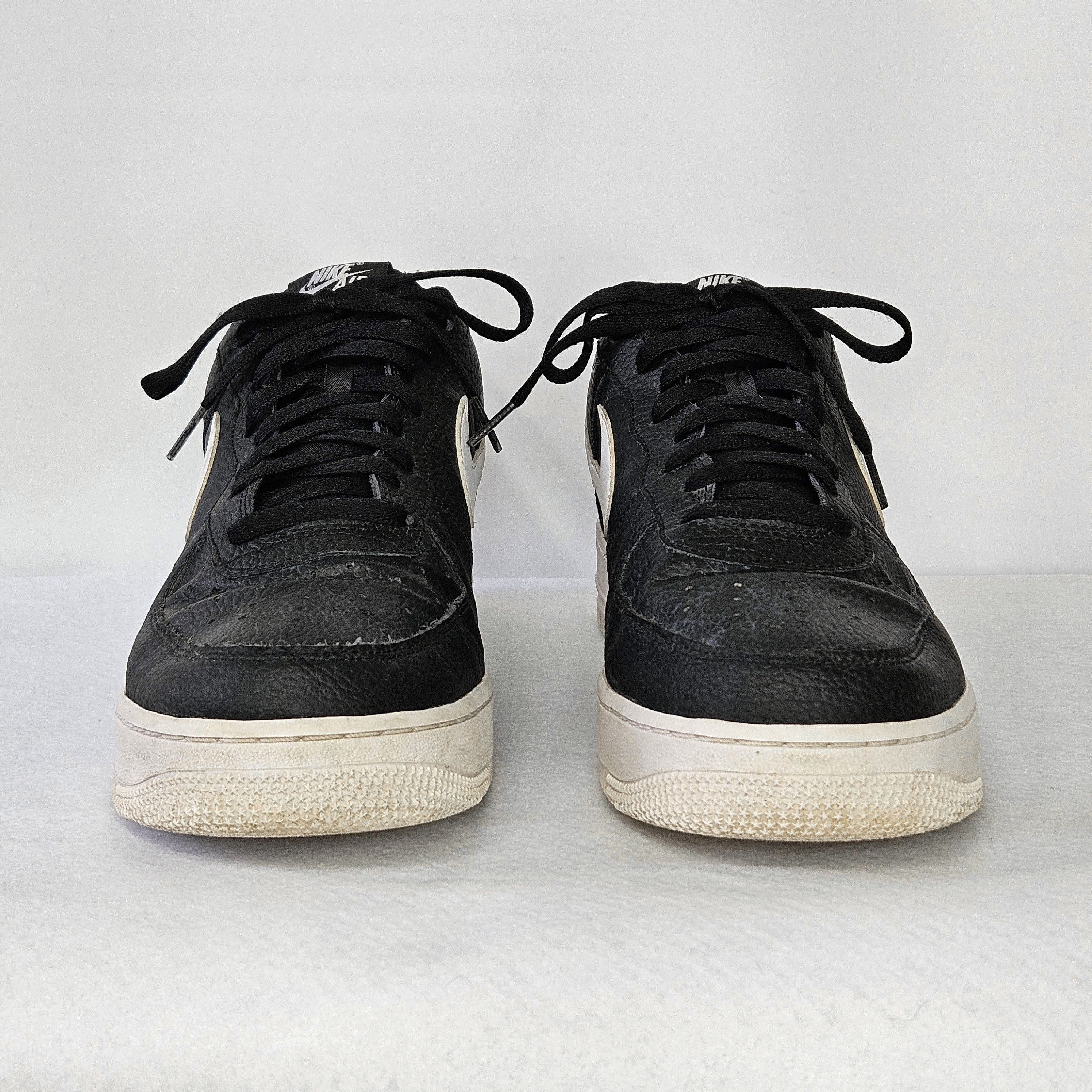 Nike Nike Men's 13 Sneakers Air Force 1 '07 Black White Pebbled Size US 13 / EU 46 - 3 Thumbnail