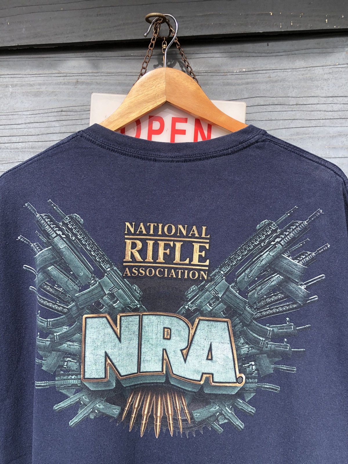 Japanese Brand × RIFLE × Vintage 🔥Vintage Y2K🔥National Rifle Association Backhit Tshirt Size US XL / EU 56 / 4 - 3 Thumbnail