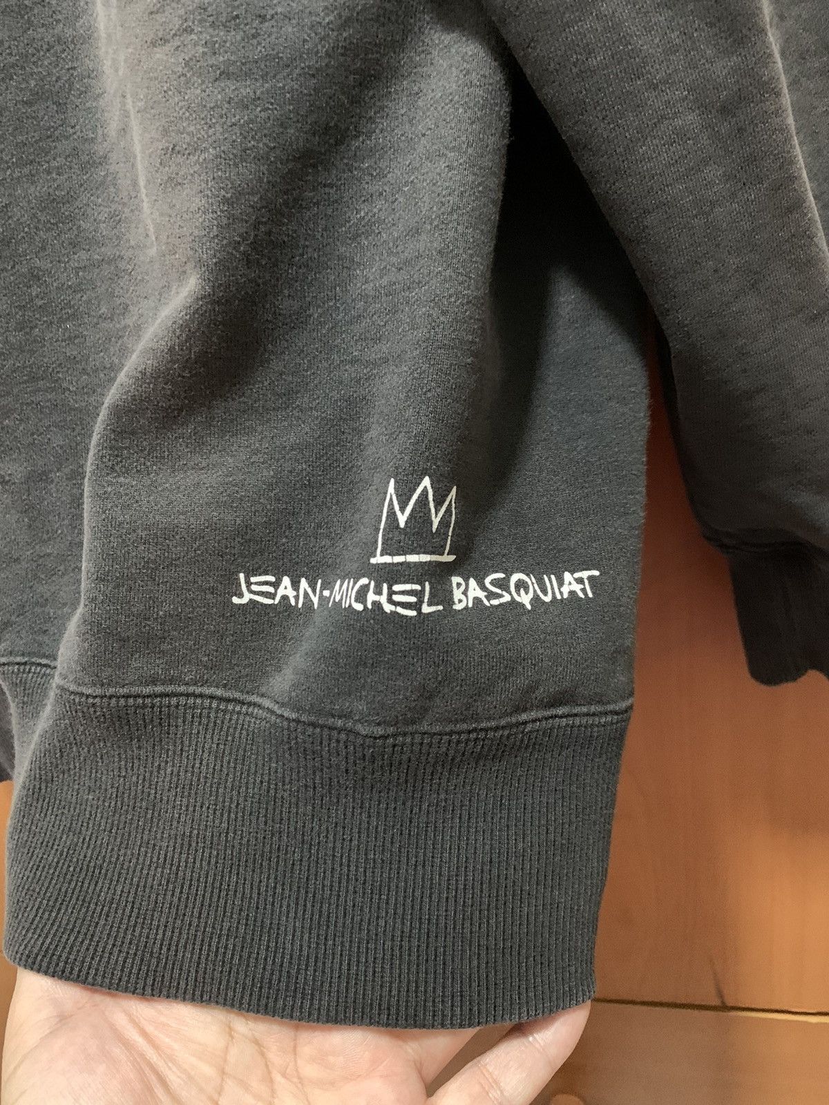Jean-Michel Basquiat Jean Michel Basquait X Uniqlo Faded Hoodie Size US XXL / EU 58 / 5 - 10 Thumbnail