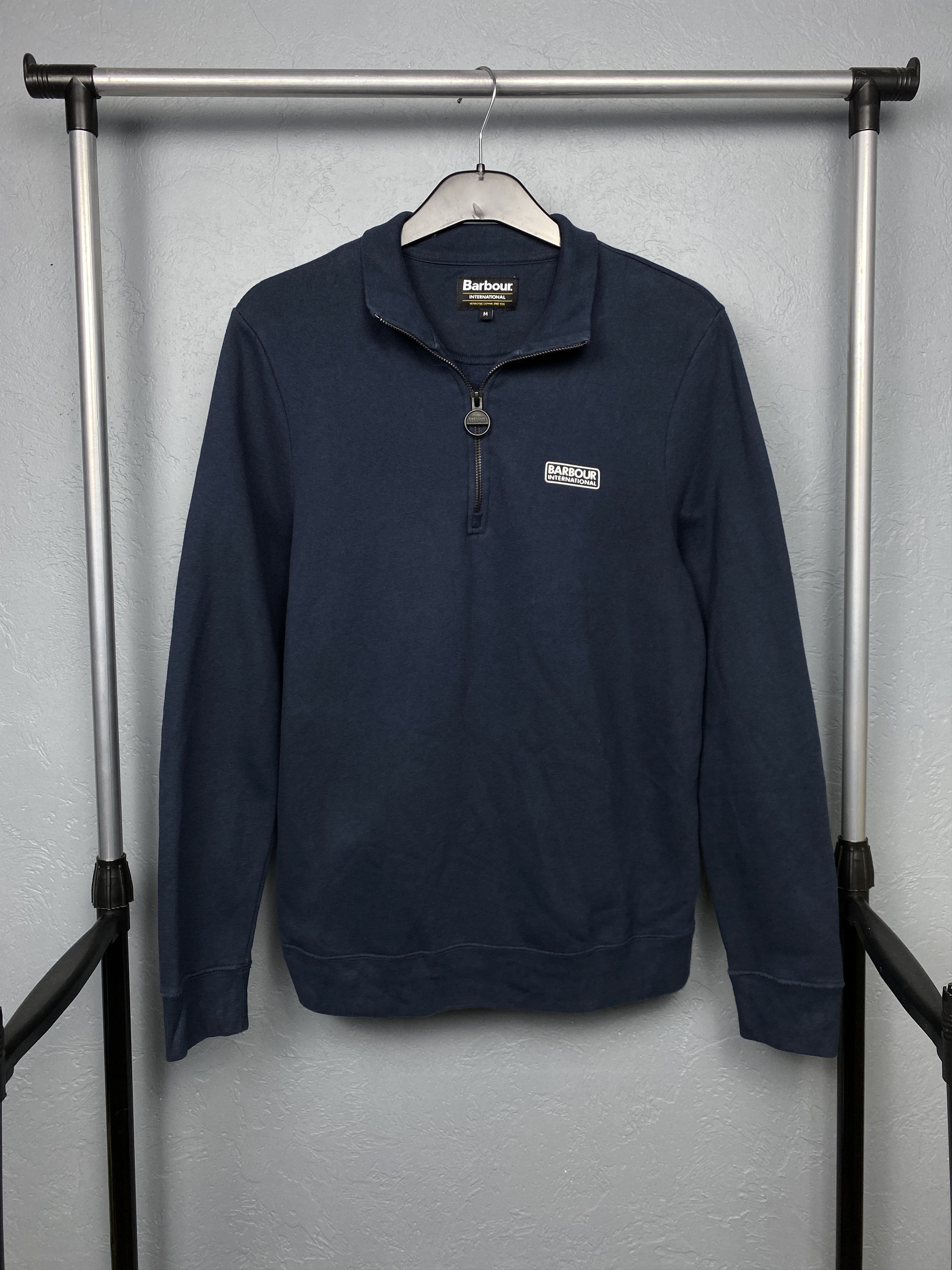 Barbour Barbour International Mens Quarter 1\4 Zip Sweatshirt Size US M / EU 48-50 / 2 - 1 Thumbnail