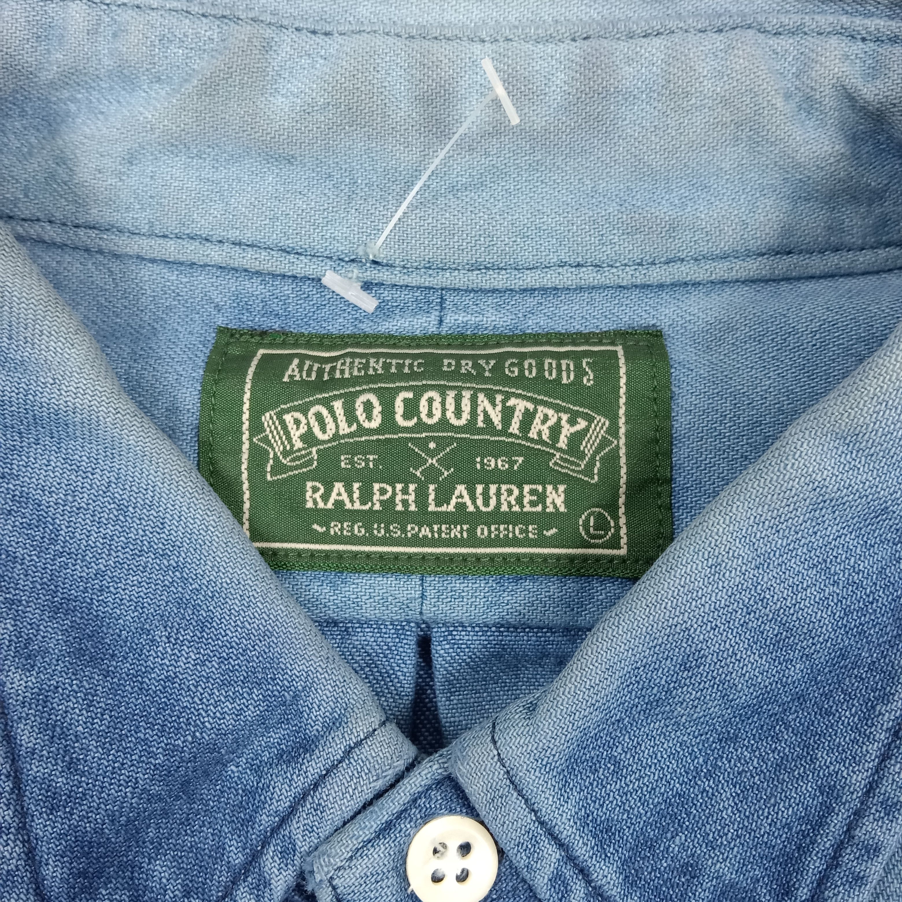 Ralph Lauren Polo Country by Ralph Lauren Denim Shirt C285N50 Size US L / EU 52-54 / 3 - 3 Thumbnail