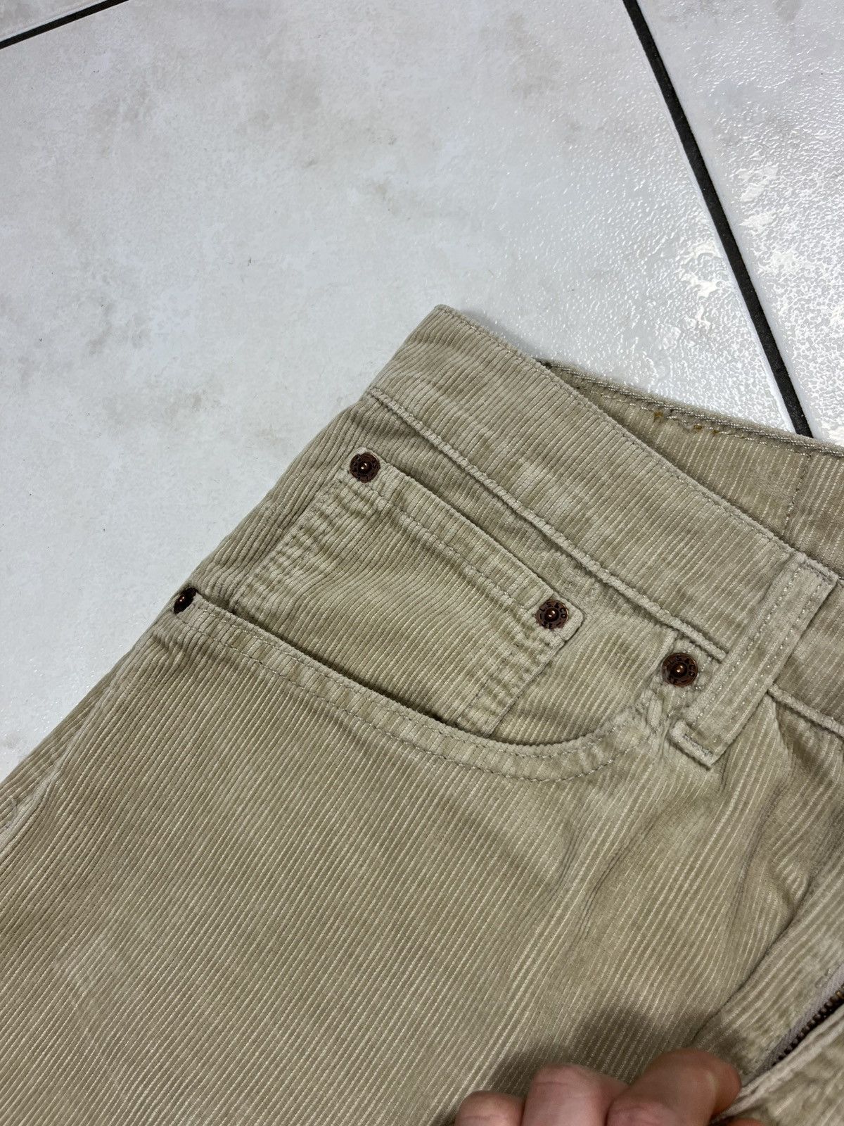 Levi's × Vintage Vintage Levi’s 751 corduroy velvet regular pants trousers Size US 32 / EU 48 - 13 Thumbnail