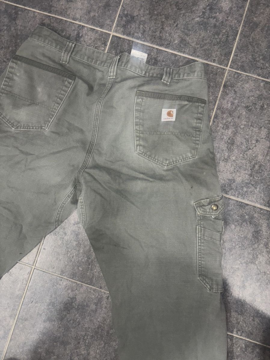 Carhartt Carhartt Khaki Green trousers 38x30 Size US 38 / EU 54 - 2 Thumbnail