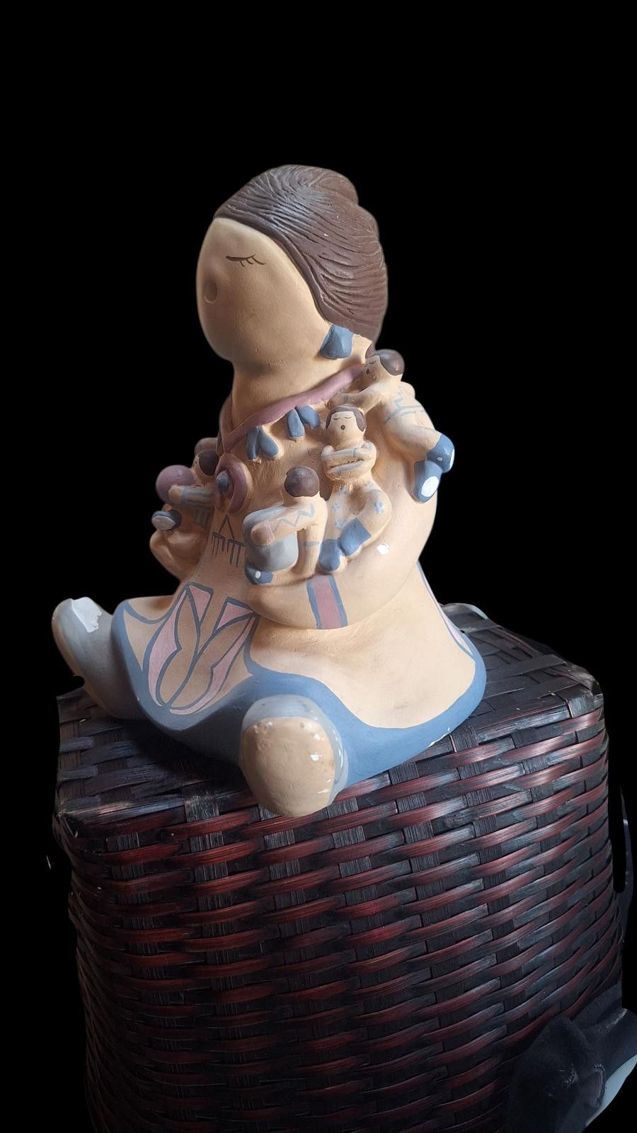 Designer Southwest Traditions Storytellers 8” Clay Figurine Size ONE SIZE - 5 Thumbnail