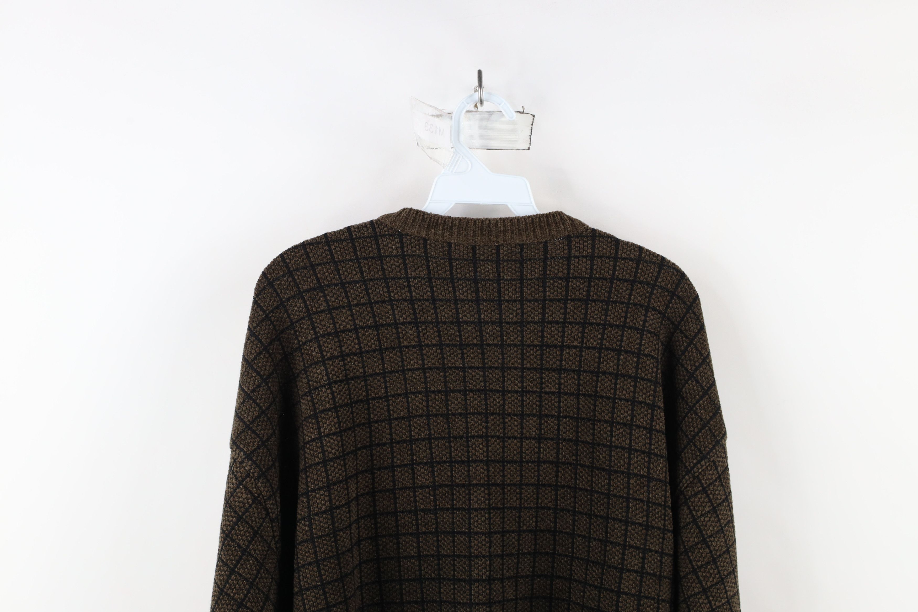 Vintage Vintage 90s Streetwear Fleece Knit Crewneck Sweater Earth Size US L / EU 52-54 / 3 - 10 Thumbnail