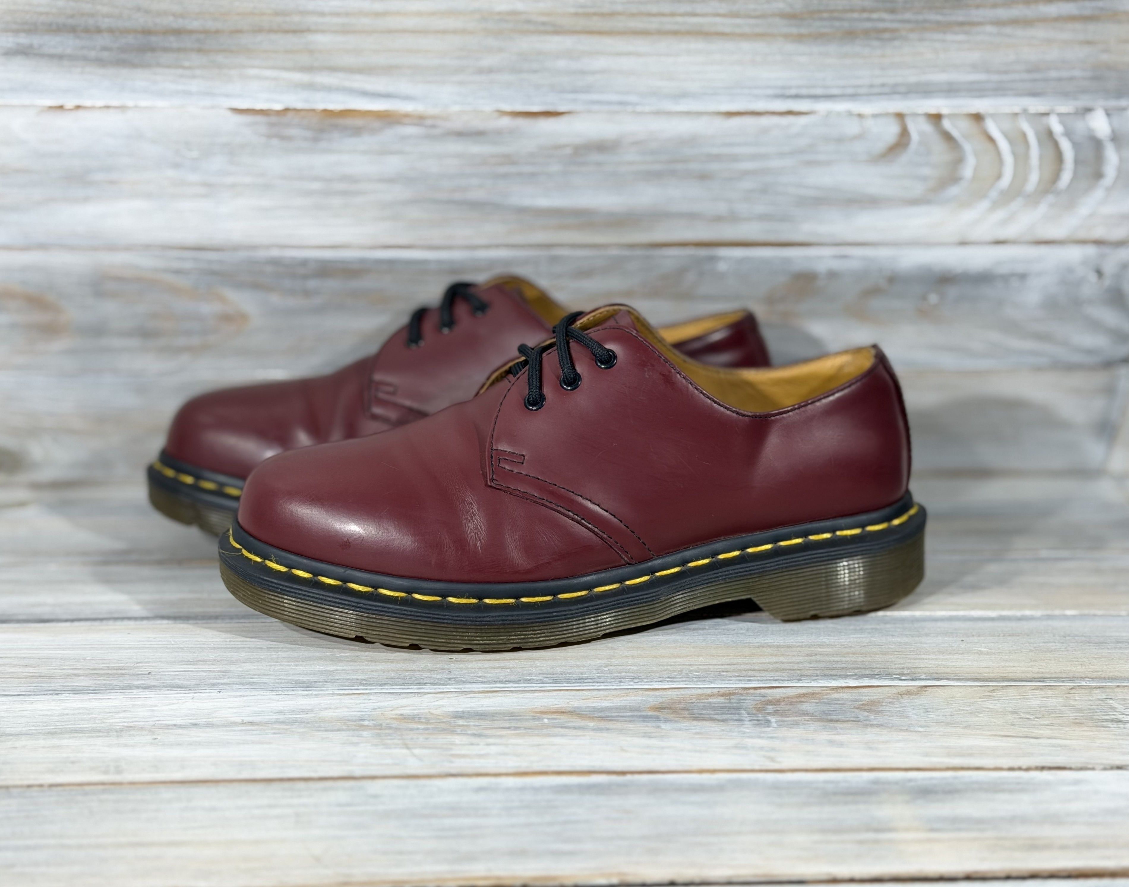 Dr. Martens Dr Martens 1461 Cherry Red Leather Lace Up Shoes Casual Size US 6 / IT 36 - 7 Thumbnail