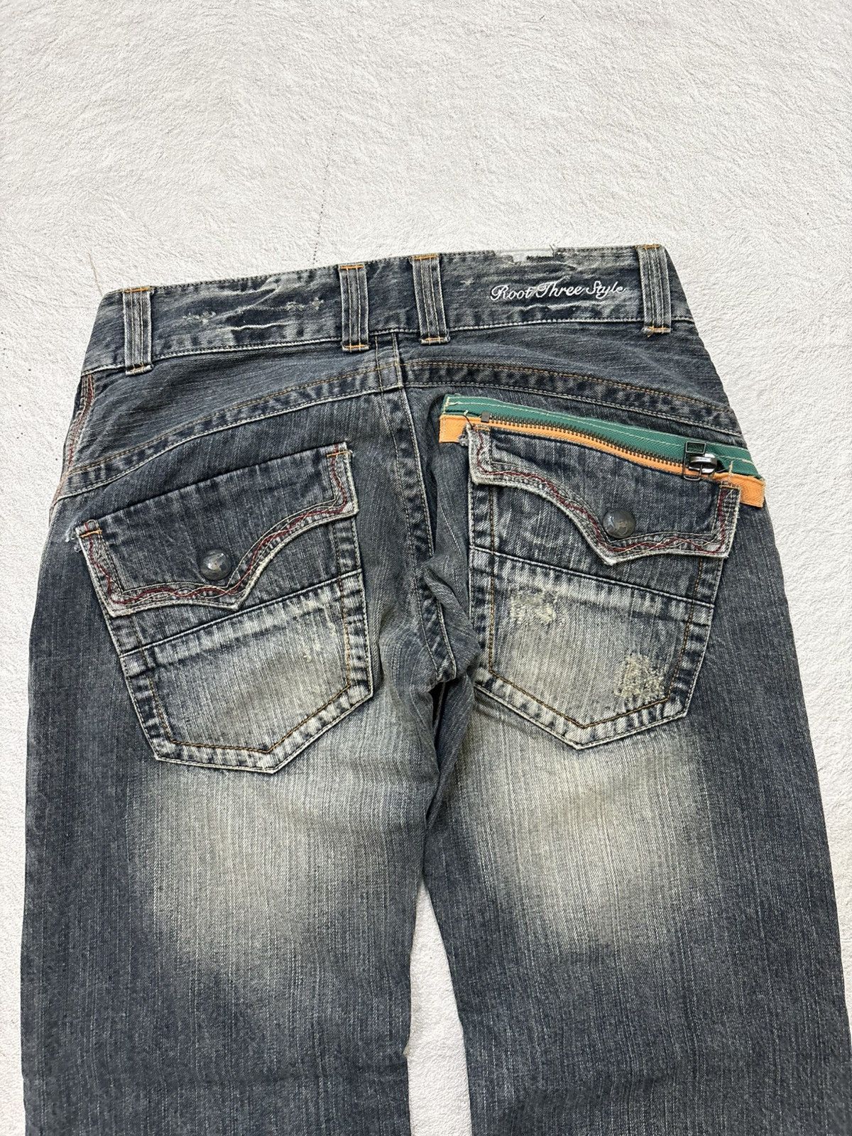 Kapital 2000s Rootthree destroy wash denim kapital style Size US 30 / EU 46 - 8 Thumbnail
