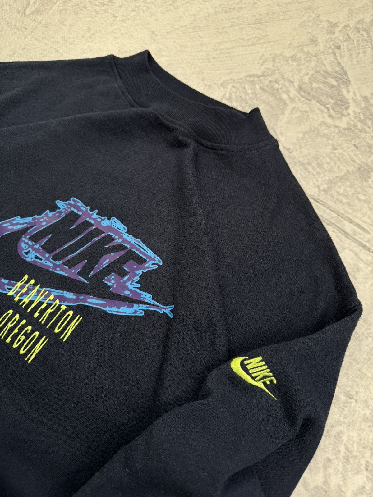 Nike × Vintage NIKE VINTAGE CENTER LOGO OVERSIZE BOXY SWEATSHIRT Size US M / EU 48-50 / 2 - 5 Thumbnail