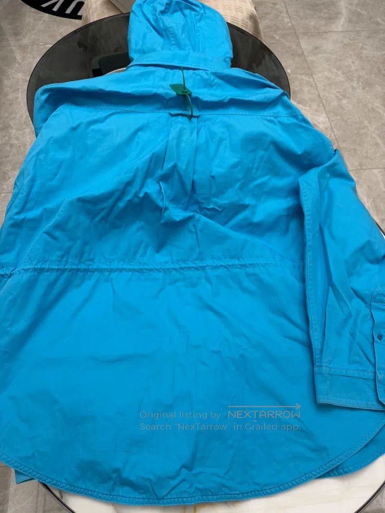 Balenciaga Balenciaga Hooded Drawcord Parka Shirt Jacket Size US M / EU 48-50 / 2 - 3 Thumbnail