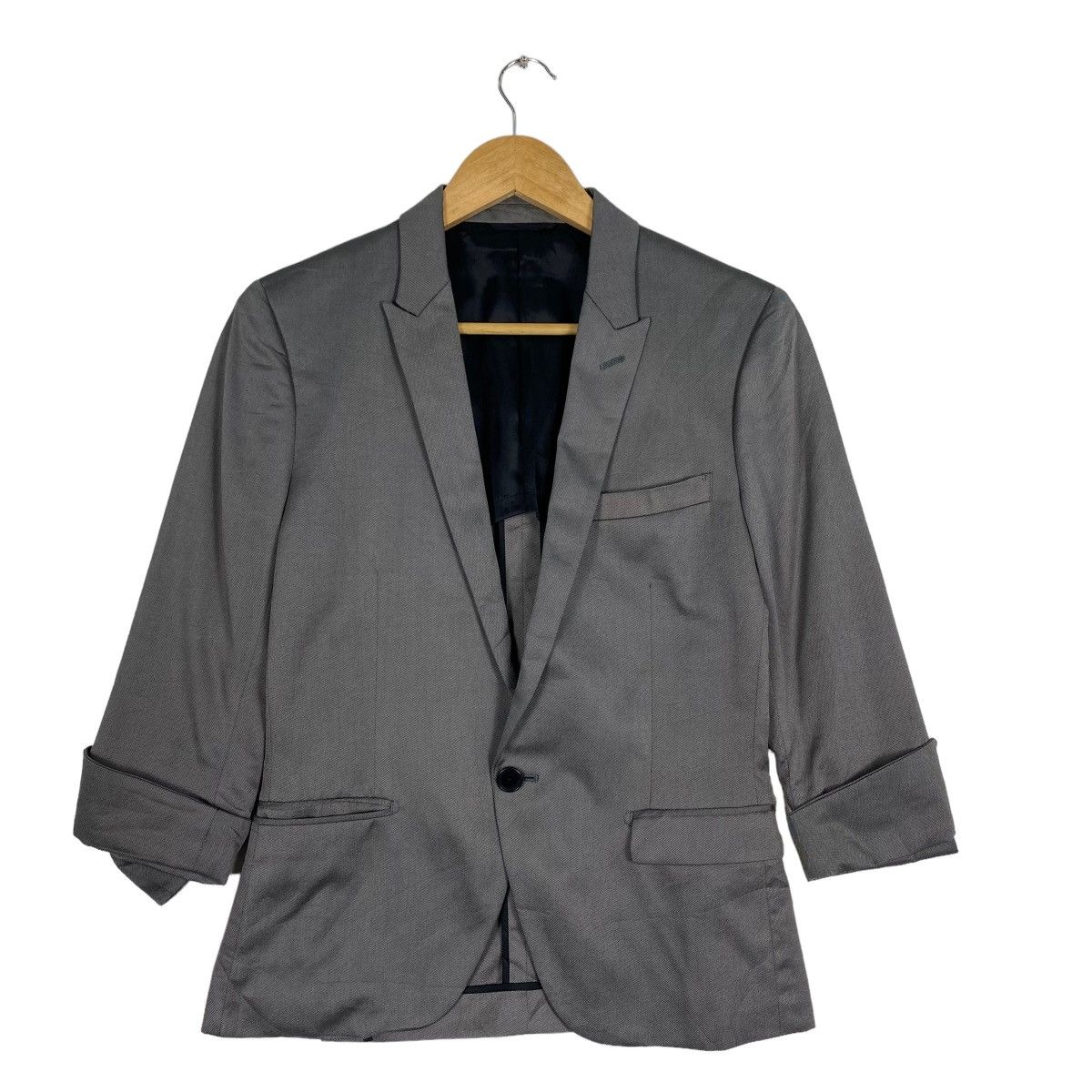 Issey Miyake Tete Homme By Issey Miyake Button Blazer For Women Size S / US 4 / IT 40 - 1 Thumbnail