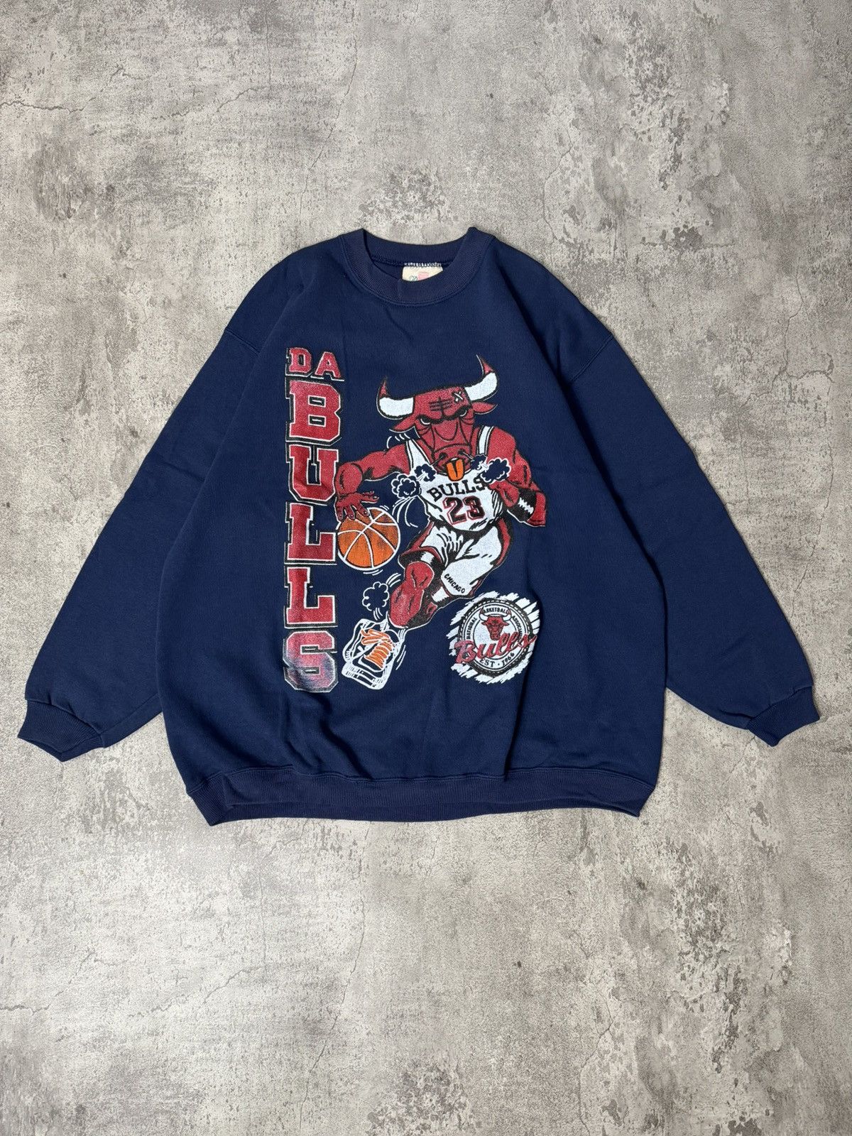NBA VINTAGE 90’S CHICAGO BULLS BENNY THE BULL SWEATSHIRTS Size US XL / EU 56 / 4 - 1 Thumbnail