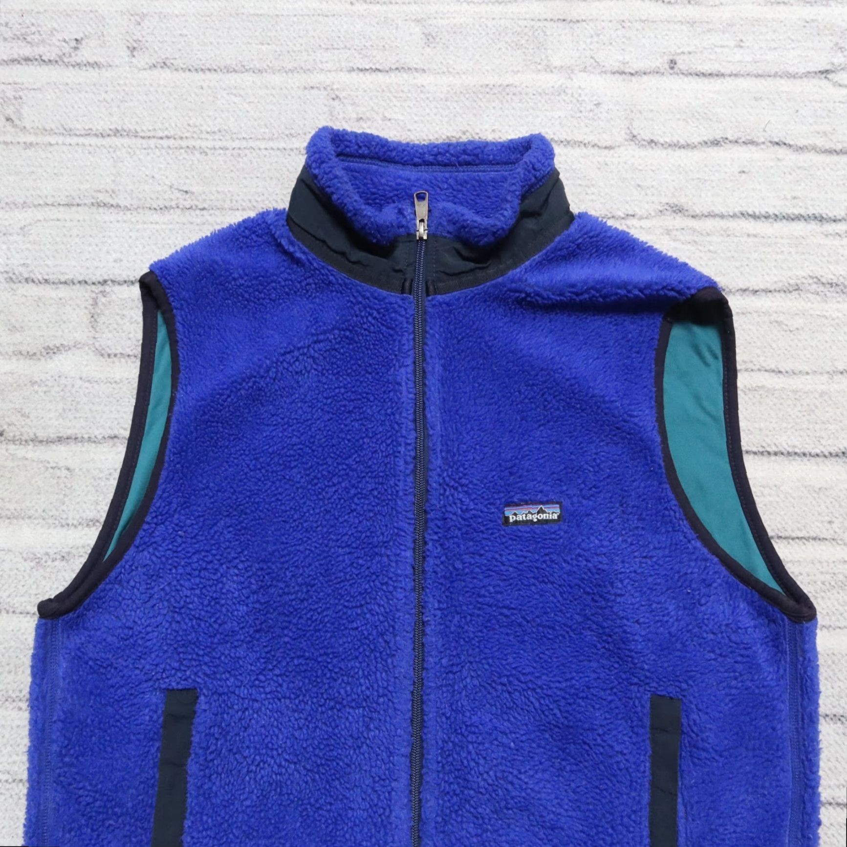 Patagonia Vintage Patagonia Pile Fleece Vest Men L Blue USA Retro-X Size US L / EU 52-54 / 3 - 2 Thumbnail