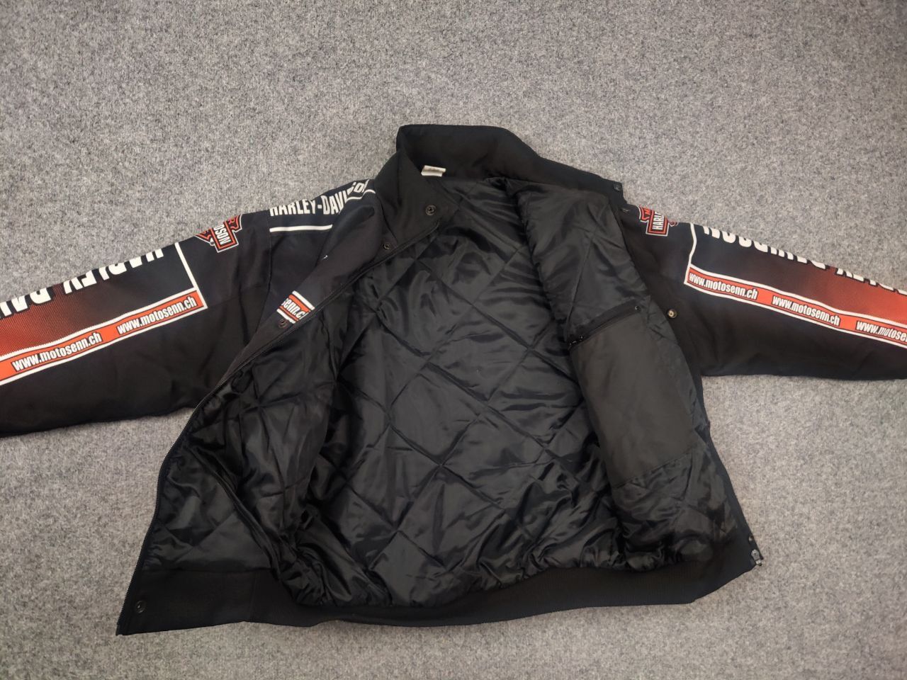 Harley Davidson Vintage Harley Davidson Racing Jacket Bomber Moto Bike Y2K Size US S / EU 44-46 / 1 - 15 Thumbnail