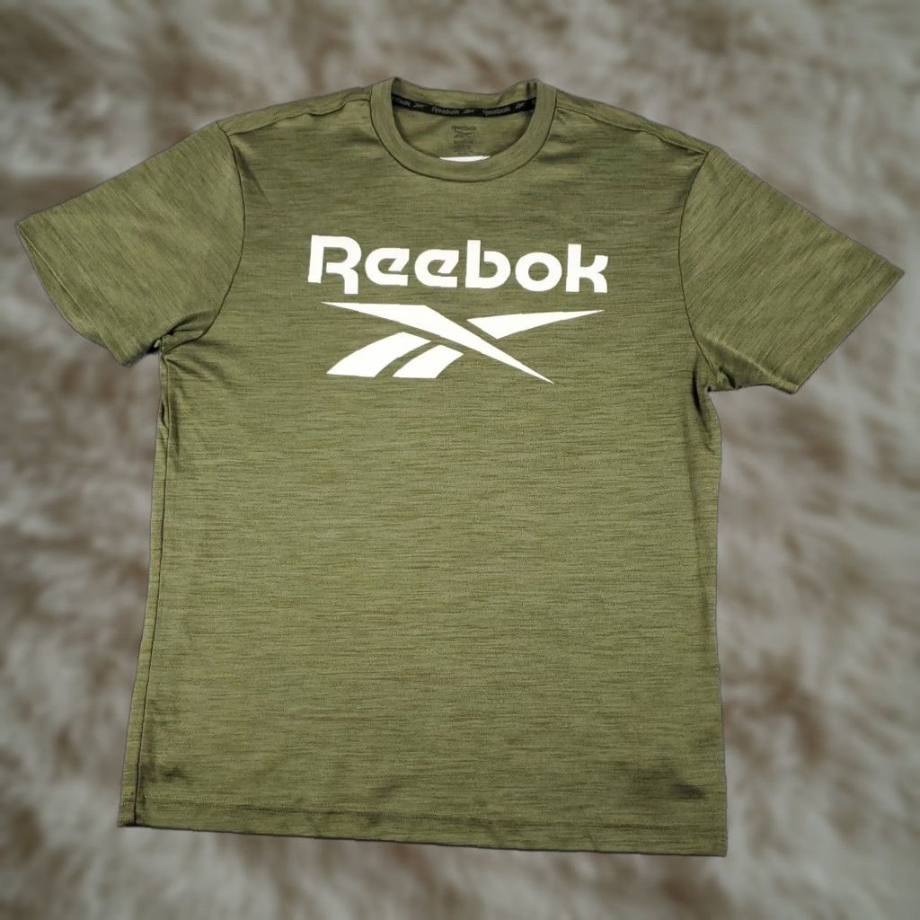 Reebok Reebok T Shirt Mens Size Medium Green Logo Casual Short Sleeve Adult Size US M / EU 48-50 / 2 - 1 Thumbnail