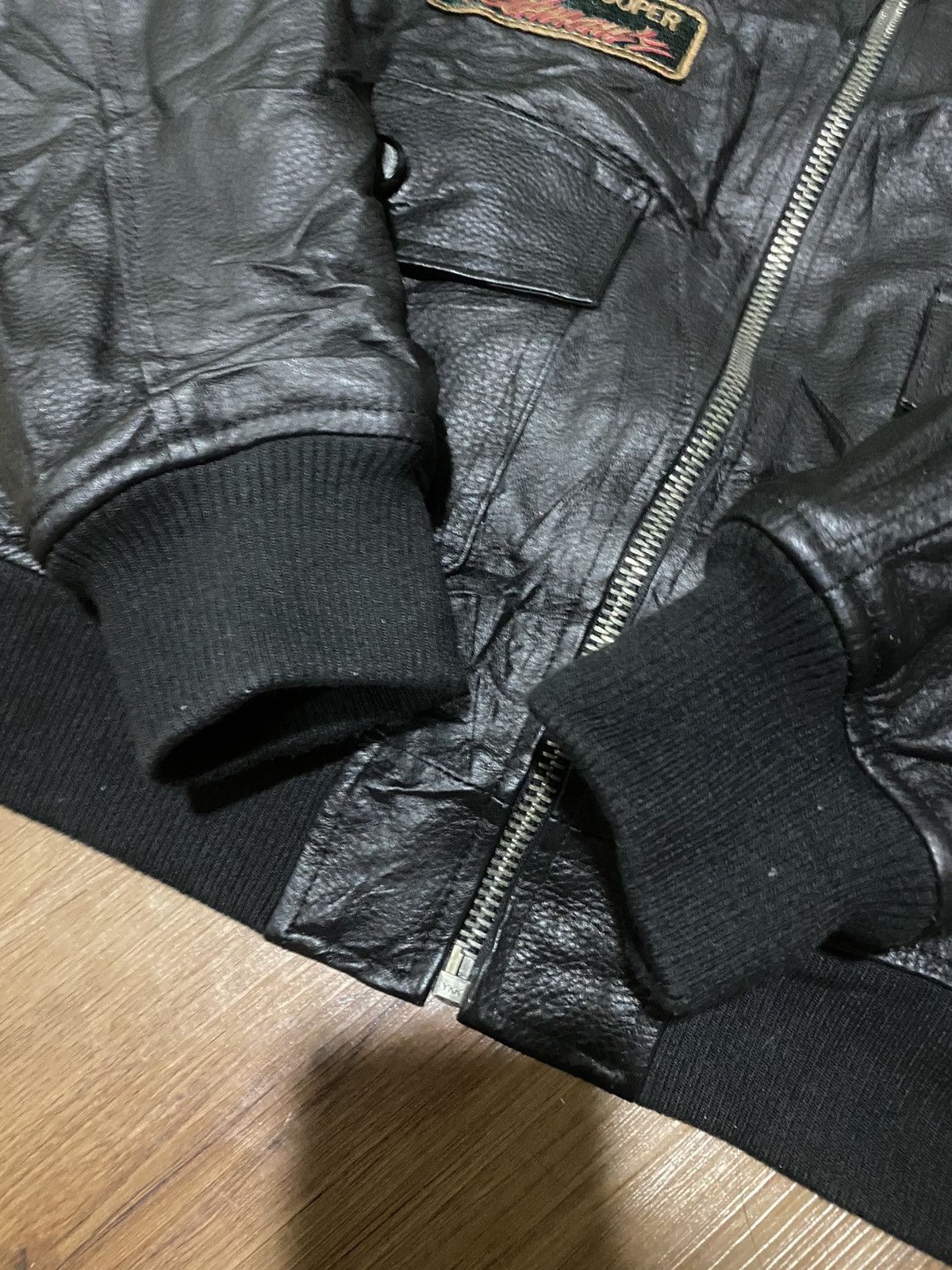 Tedman × Vintage Vintage Tedman Leather Flight Jacket Size US L / EU 52-54 / 3 - 8 Thumbnail
