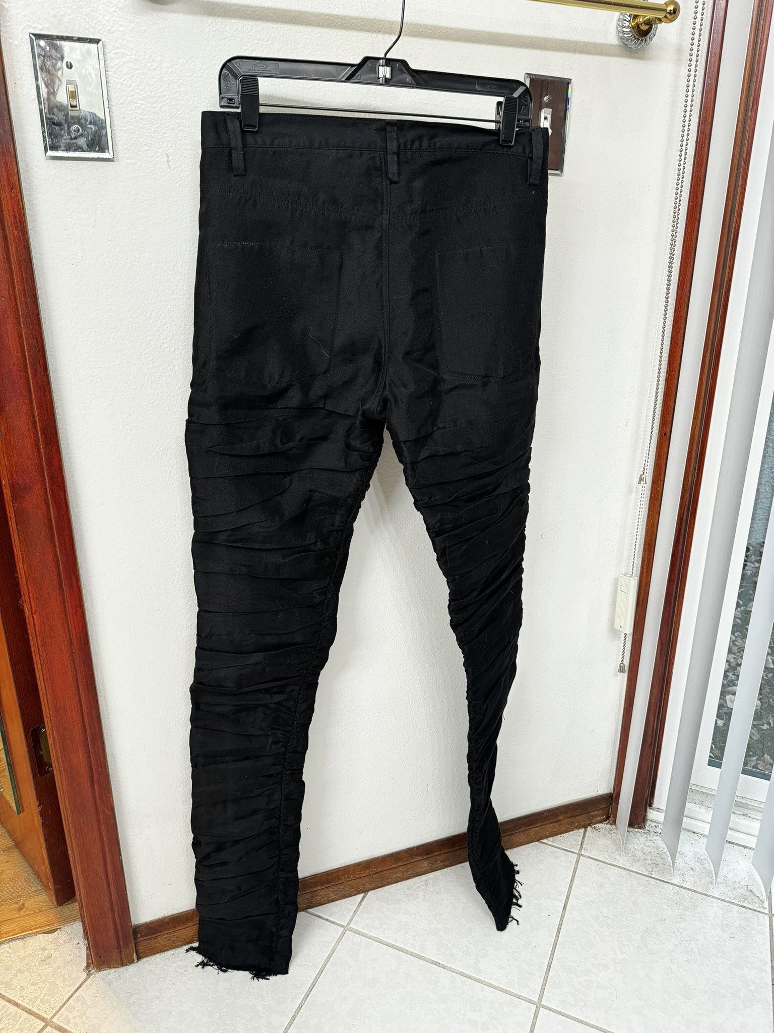 Zam Barrett ZAM BARRETT Silk Layer Ruched "Cocoon" Jeans sz. 46 MSRP$450 Size US 30 / EU 46 - 11 Thumbnail