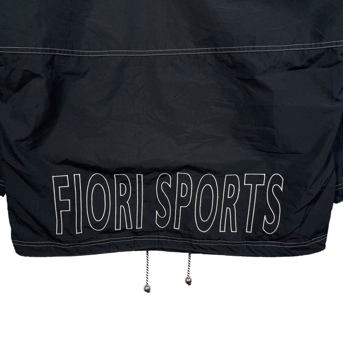 Vintage Fiori Sports Hooded Windbreaker Jacket Big Logo Embroidery Size US M / EU 48-50 / 2 - 8 Thumbnail