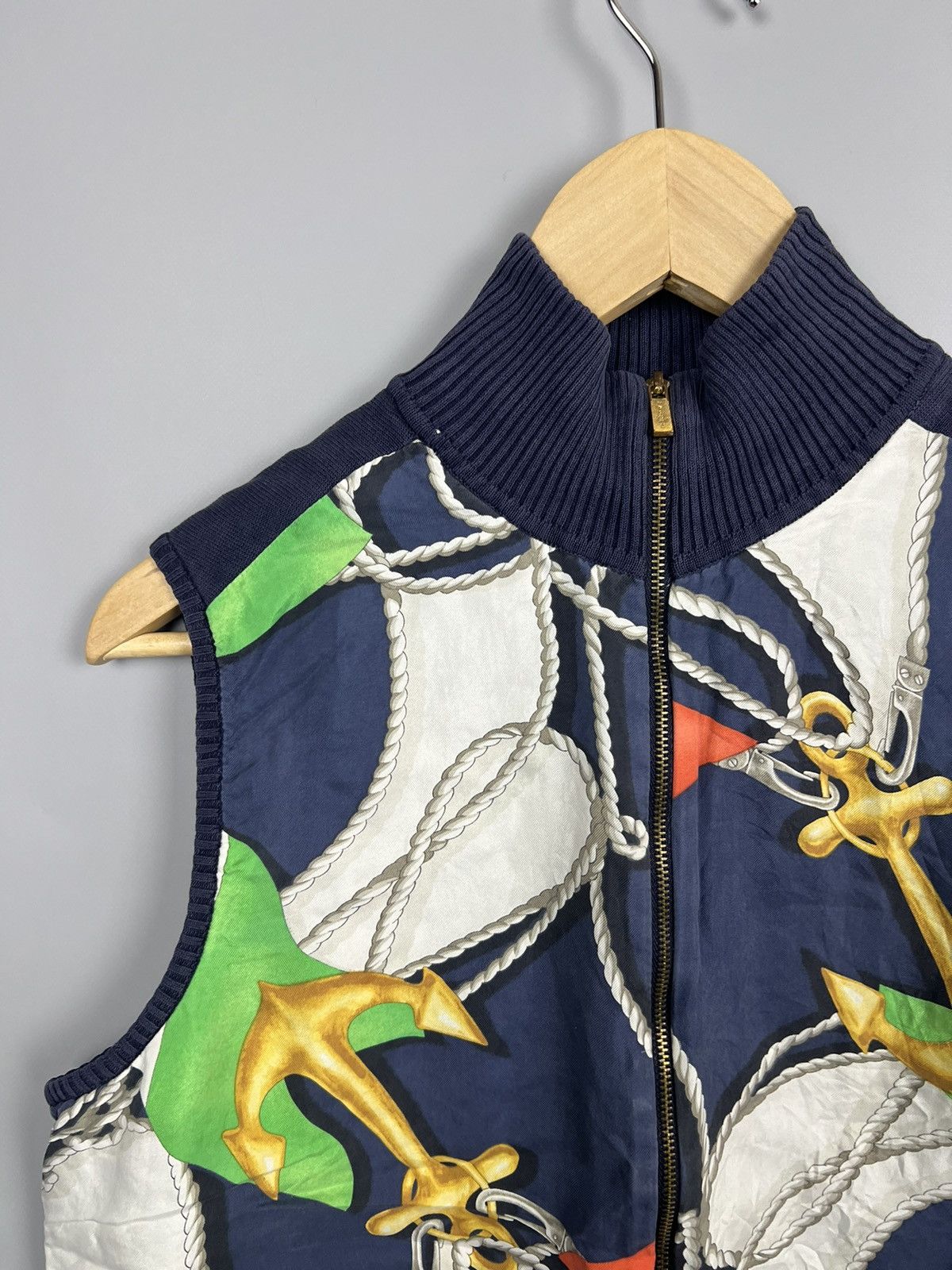 Polo Ralph Lauren Vintage Lauren Ralph Lauren silk vest size L nautical theme Size L / US 10 / IT 46 - 5 Thumbnail