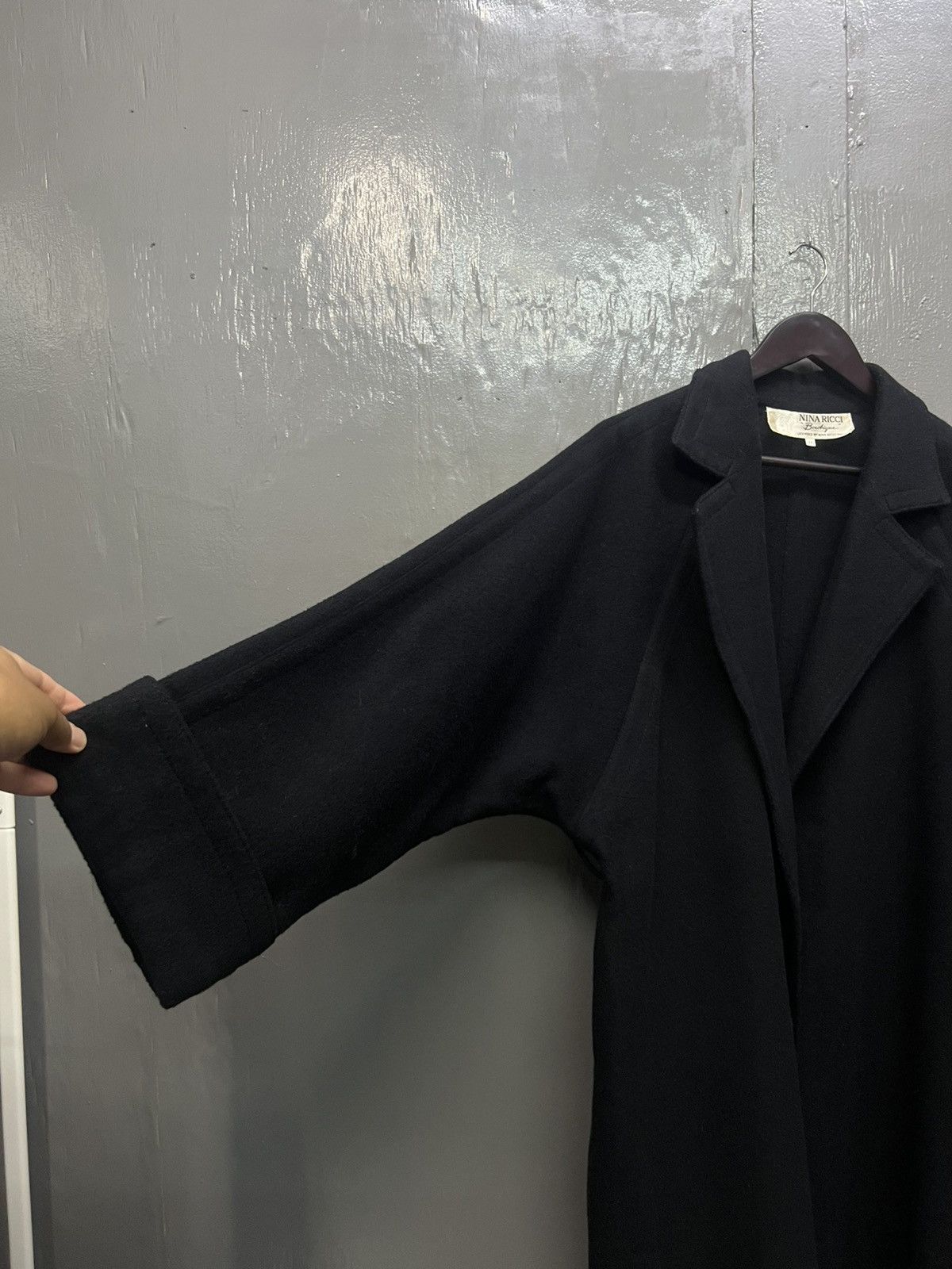 Japanese Brand Nina Ricci Boutique Wool Overcoat Size US XXL / EU 58 / 5 - 5 Thumbnail