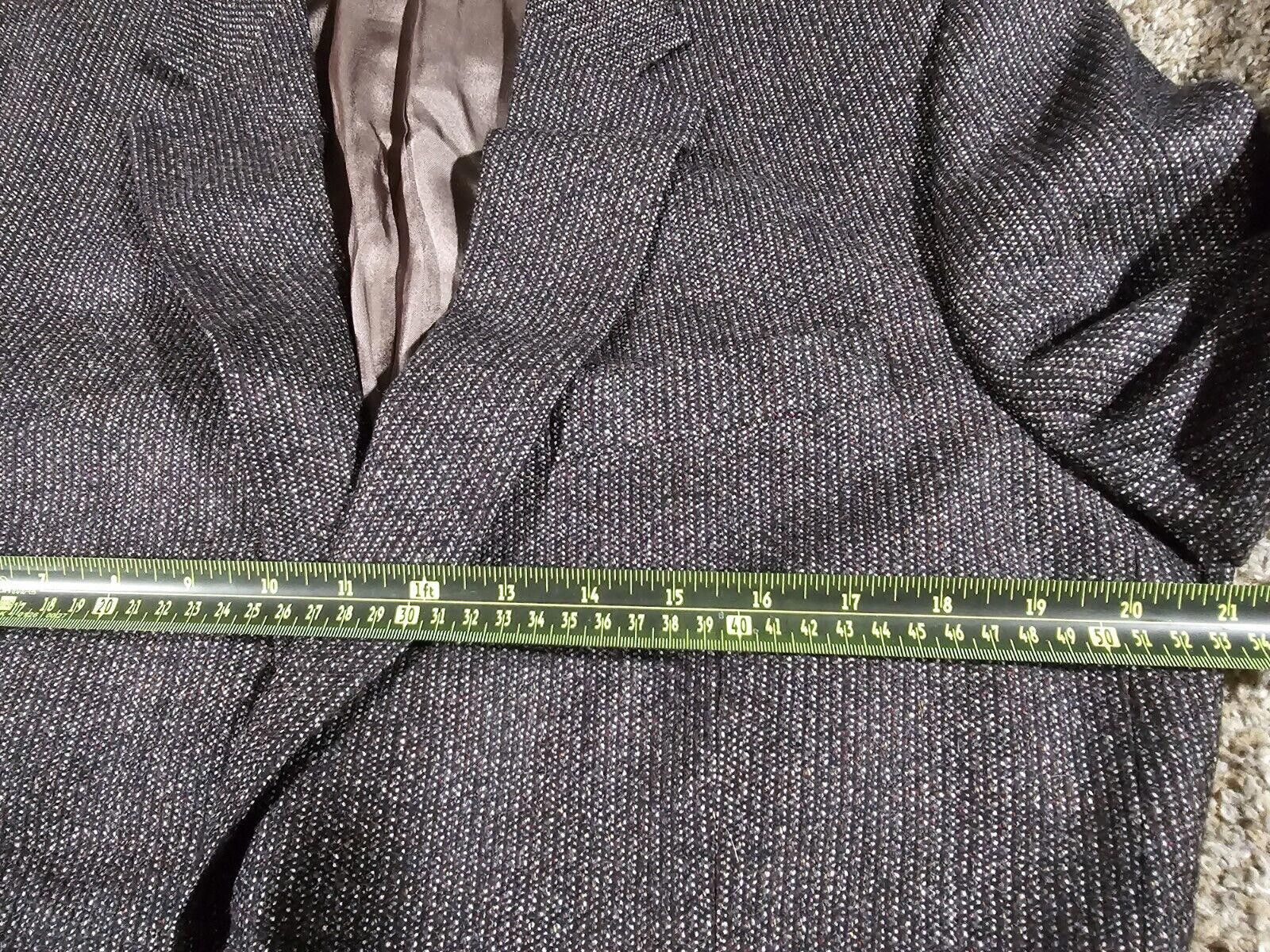 Designer Marco Carelli Lambswool Cashmere Blazer 44L 2 Button READ Size 38R - 5 Thumbnail