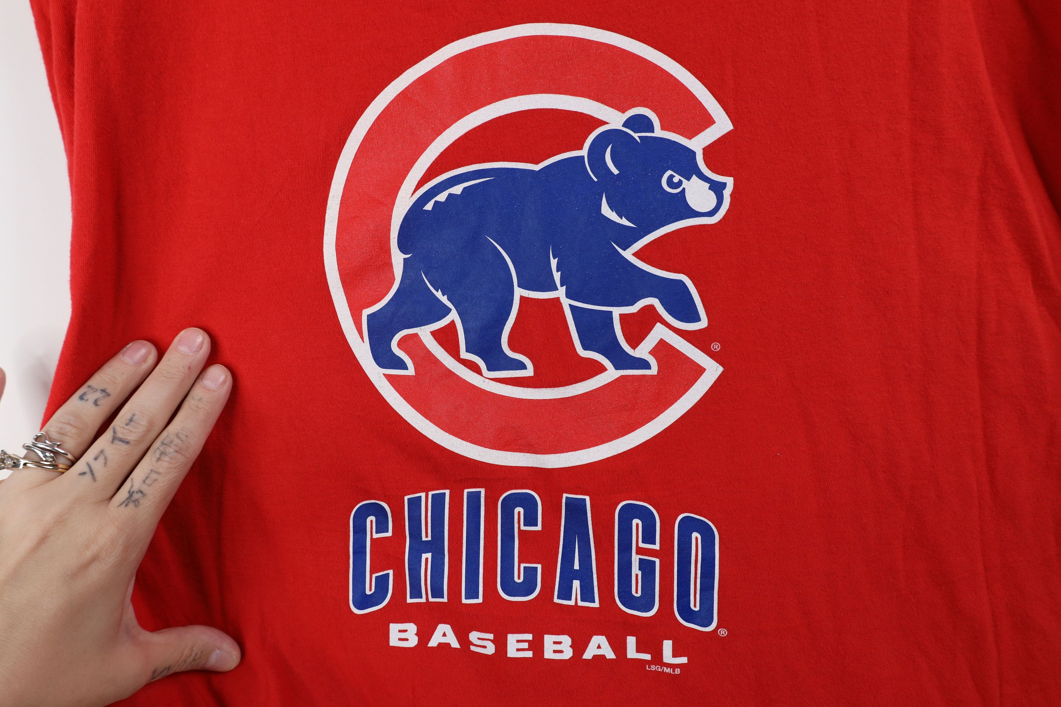 Vintage Vintage Y2K Spell Chicago Cubs Baseball Short Sleeve T-Shirt Size US XXL / EU 58 / 5 - 4 Thumbnail