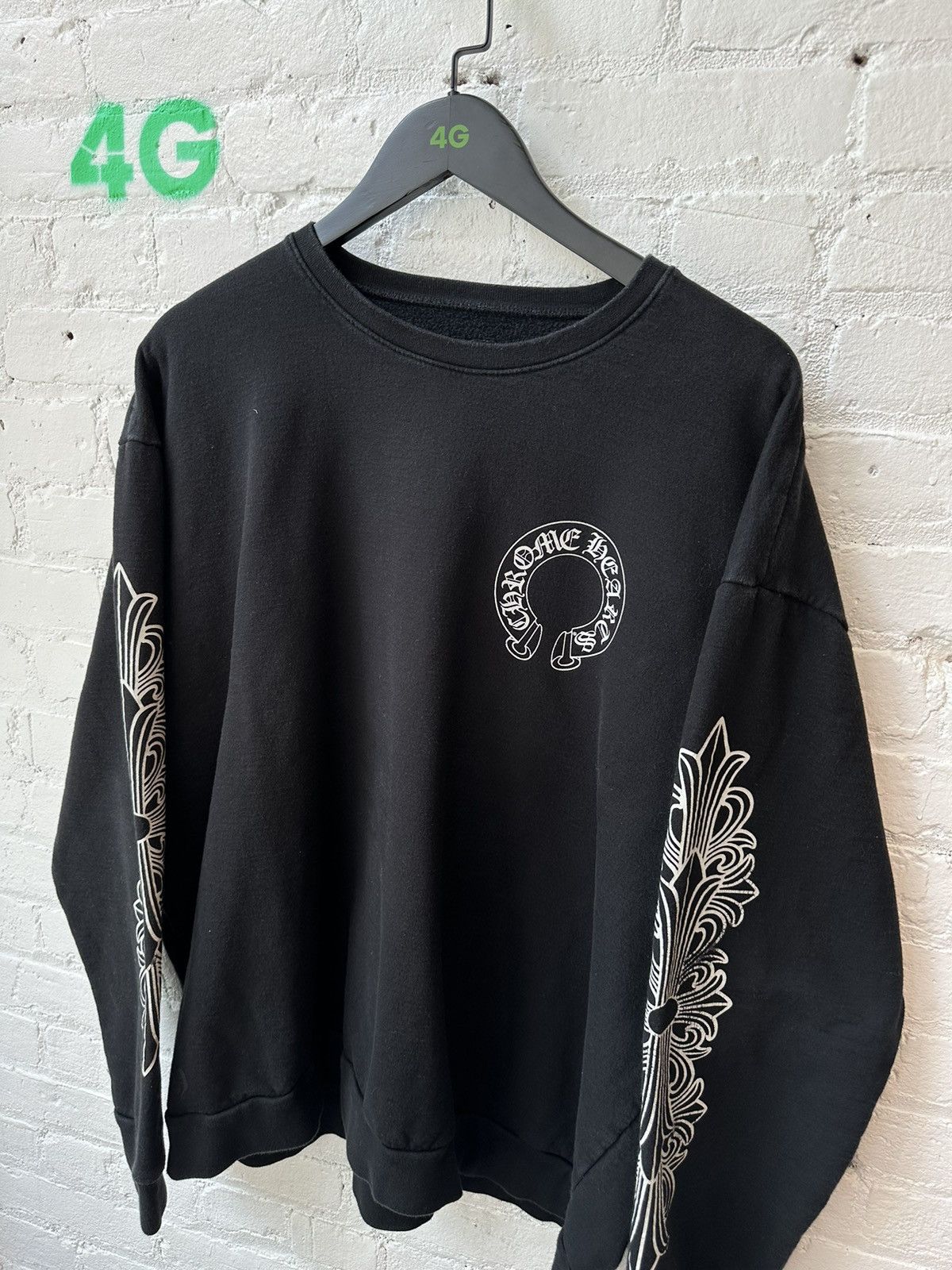 Chrome Hearts CHROME HEARTS VINTAGE SZ- XL CREWNECK Size US XL / EU 56 / 4 - 1 Thumbnail