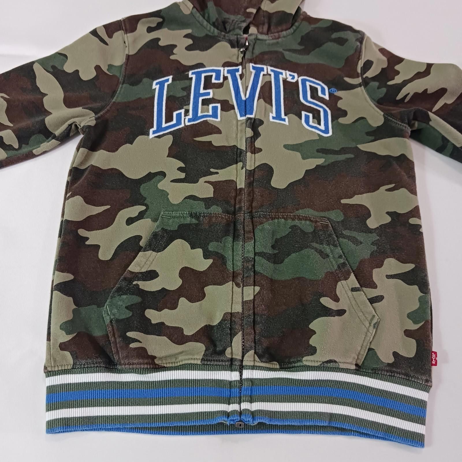 Levi's Levi's RN#81917 Men's Green Camo Full Zip Hoodie Jacket M Size US M / EU 48-50 / 2 - 11 Thumbnail