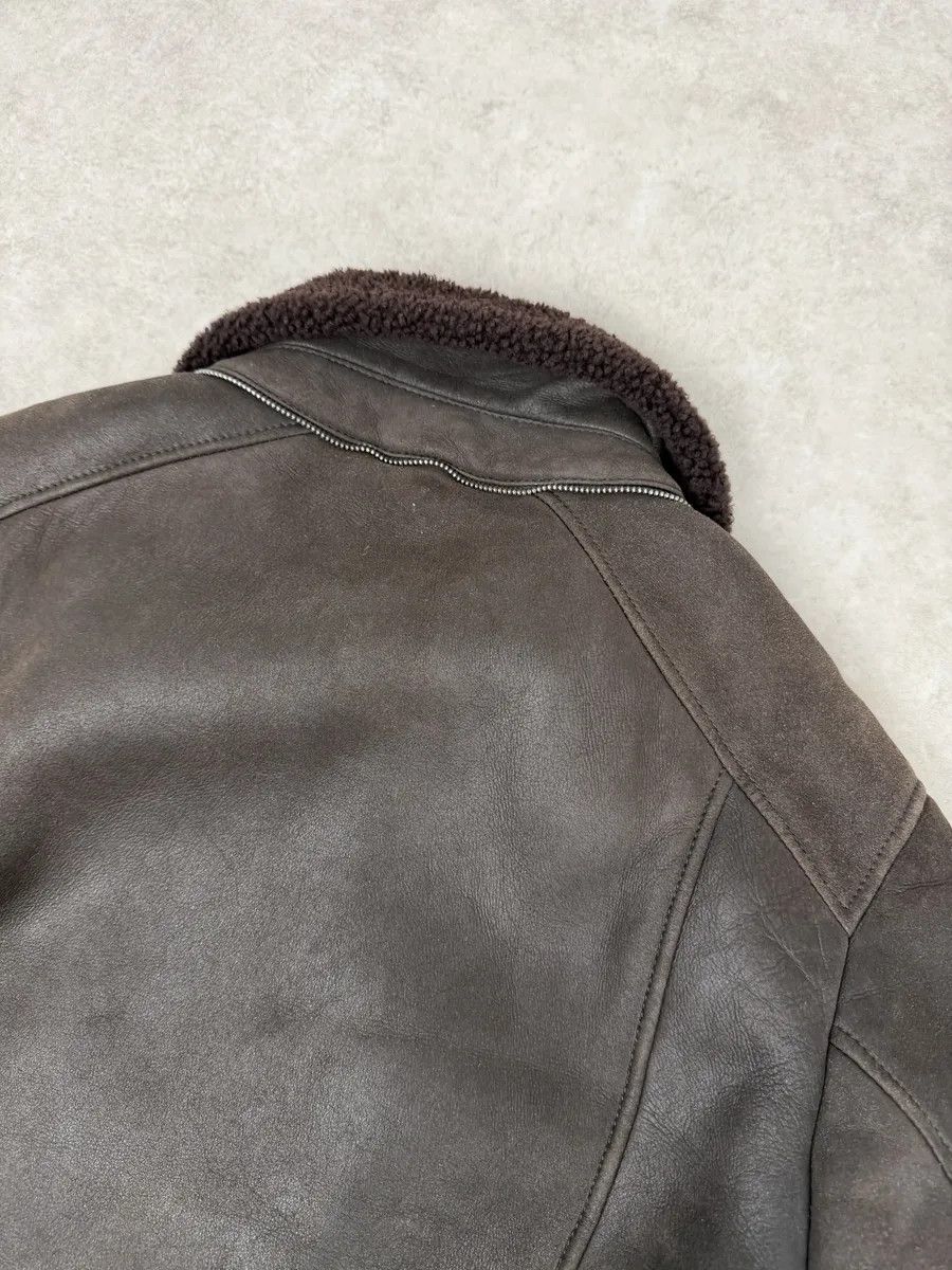 Gucci FW2002 Gucci Shearling Lamb Fur Brown Premium Leather Jacket Size US L / EU 52-54 / 3 - 7 Thumbnail