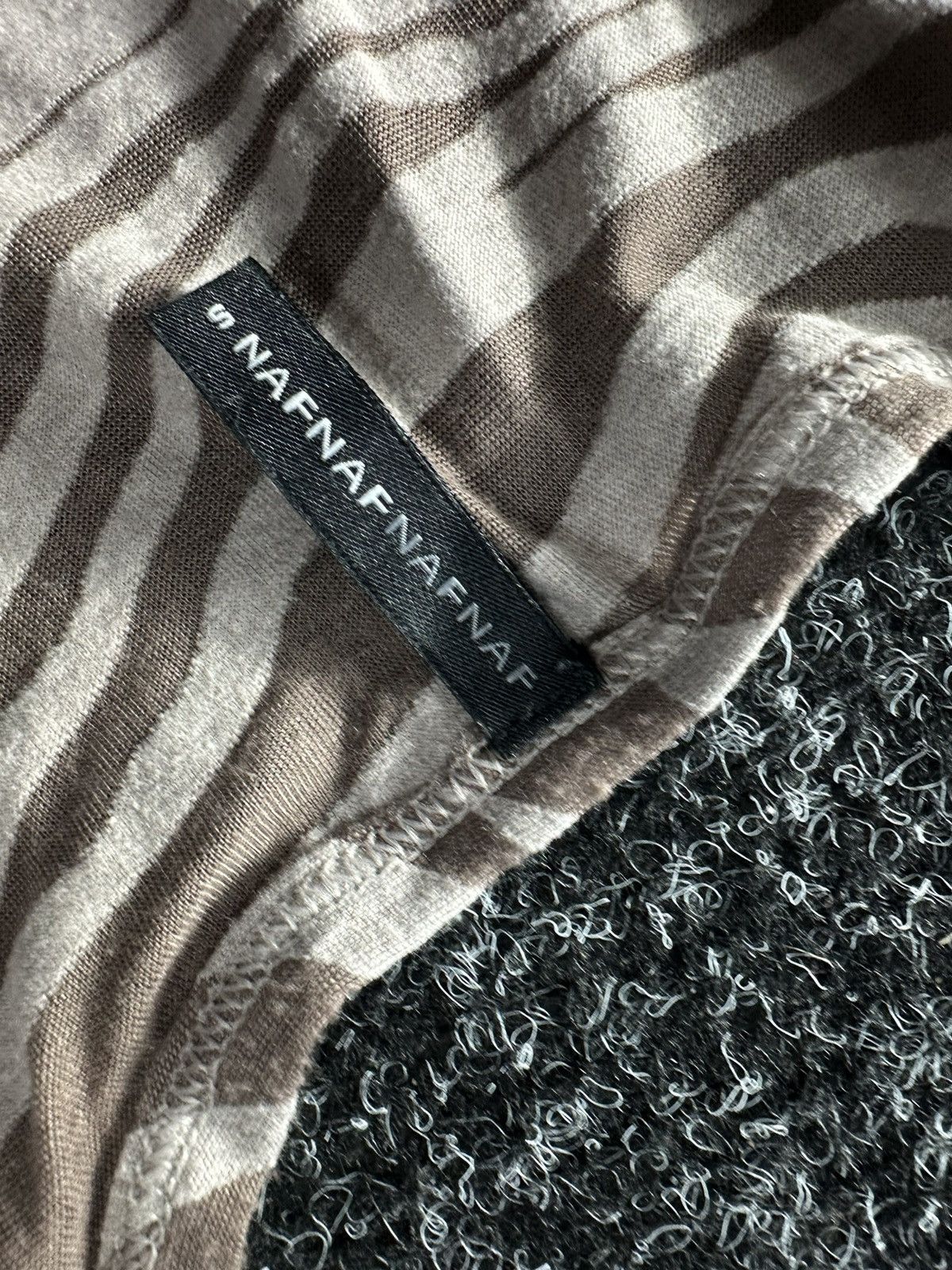 Designer × Issey Miyake × Vintage VTG 90s NAF NAF tank JPG style Womens Avant-garde Y2k rare Size S / US 4 / IT 40 - 5 Thumbnail