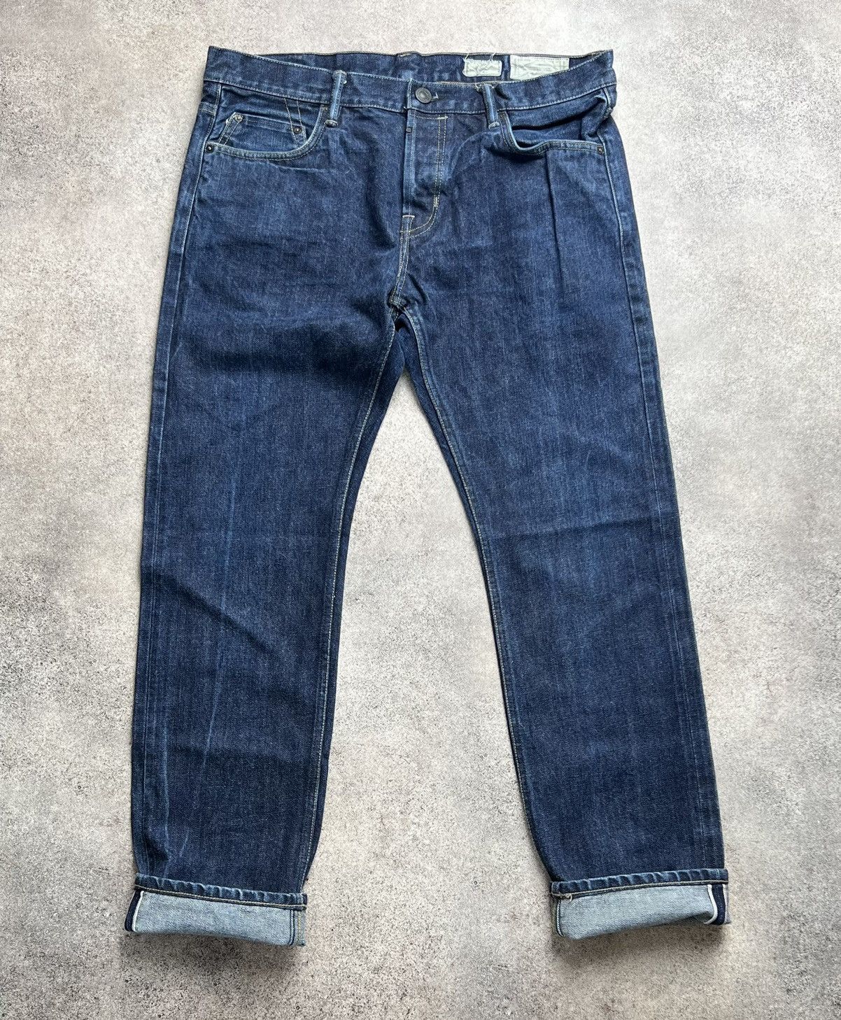 Allsaints × Blue Blue Japan × Japanese Brand AllSaints Iggy slim fit selvedge jeans Size US 34 / EU 50 - 1 Thumbnail