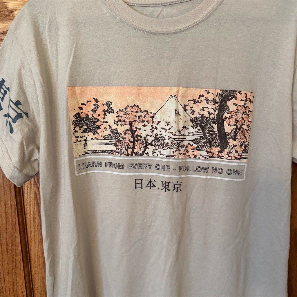 Other Weekend Warrior T-Shirt Men's M Beige Tokyo Japan Mt Fuji C Size US M / EU 48-50 / 2 - 2 Thumbnail