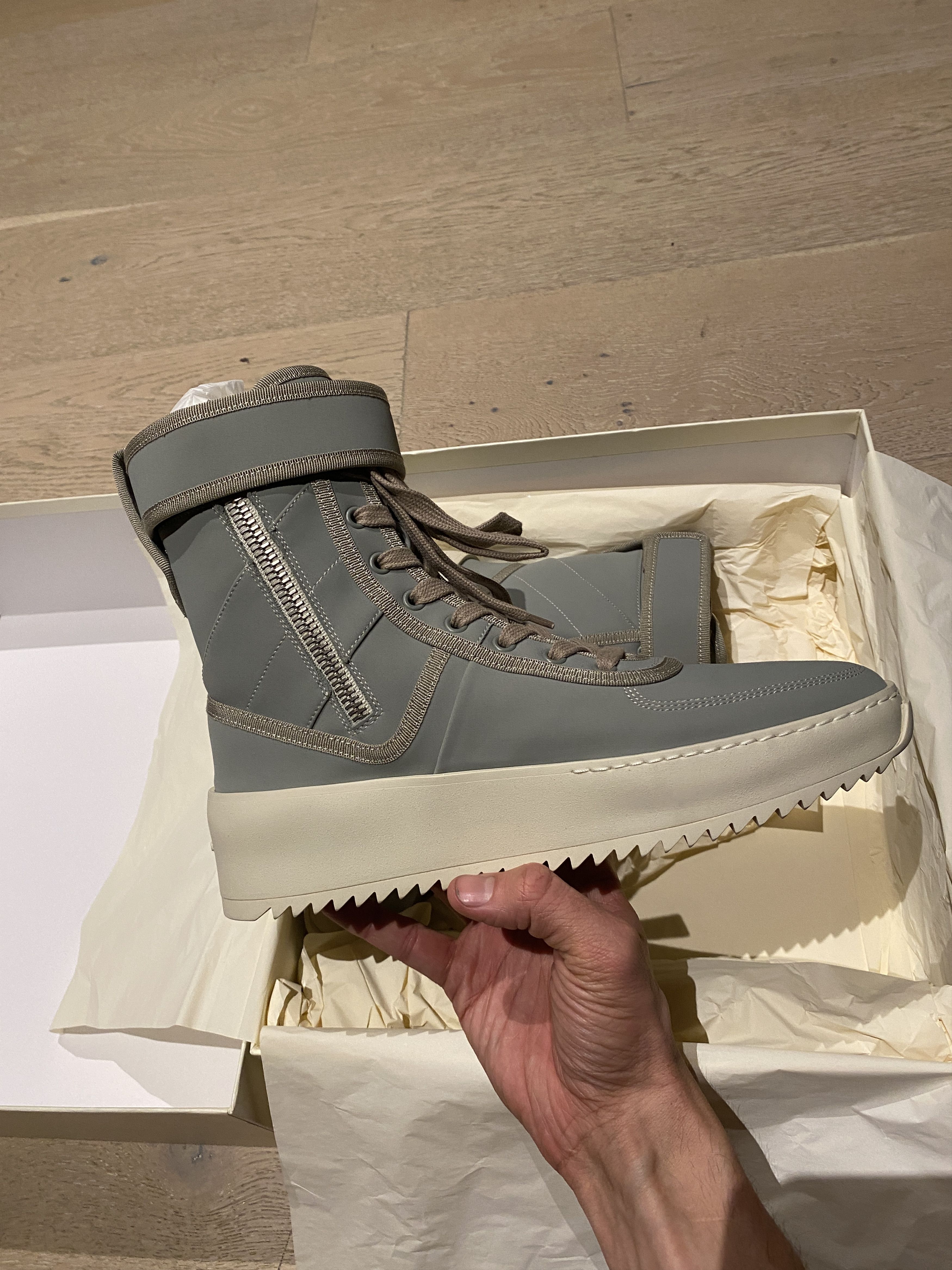 Fear of God $1195 Fear of god Military Sneaker MINT GREEN 40 NIB Size US 7 / EU 40 - 2 Thumbnail