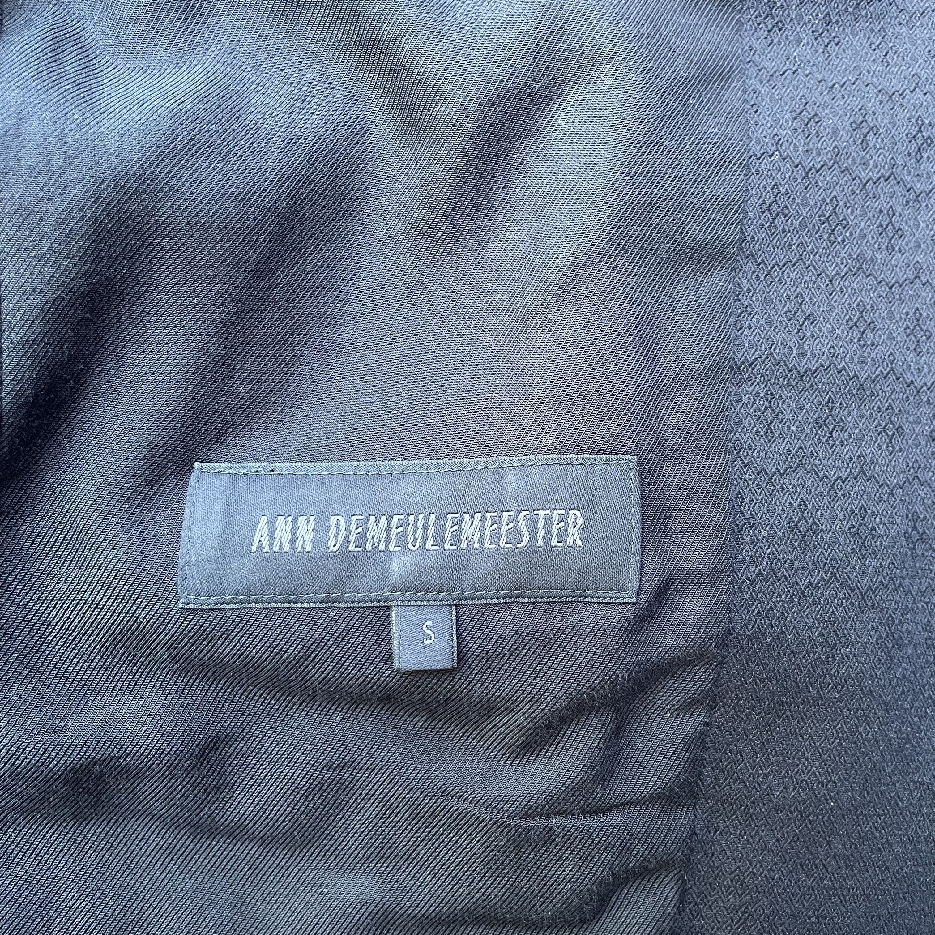 Ann Demeulemeester Ann Demeulemeester Black Two-Piece Suit Jacket Size 46R - 13 Thumbnail