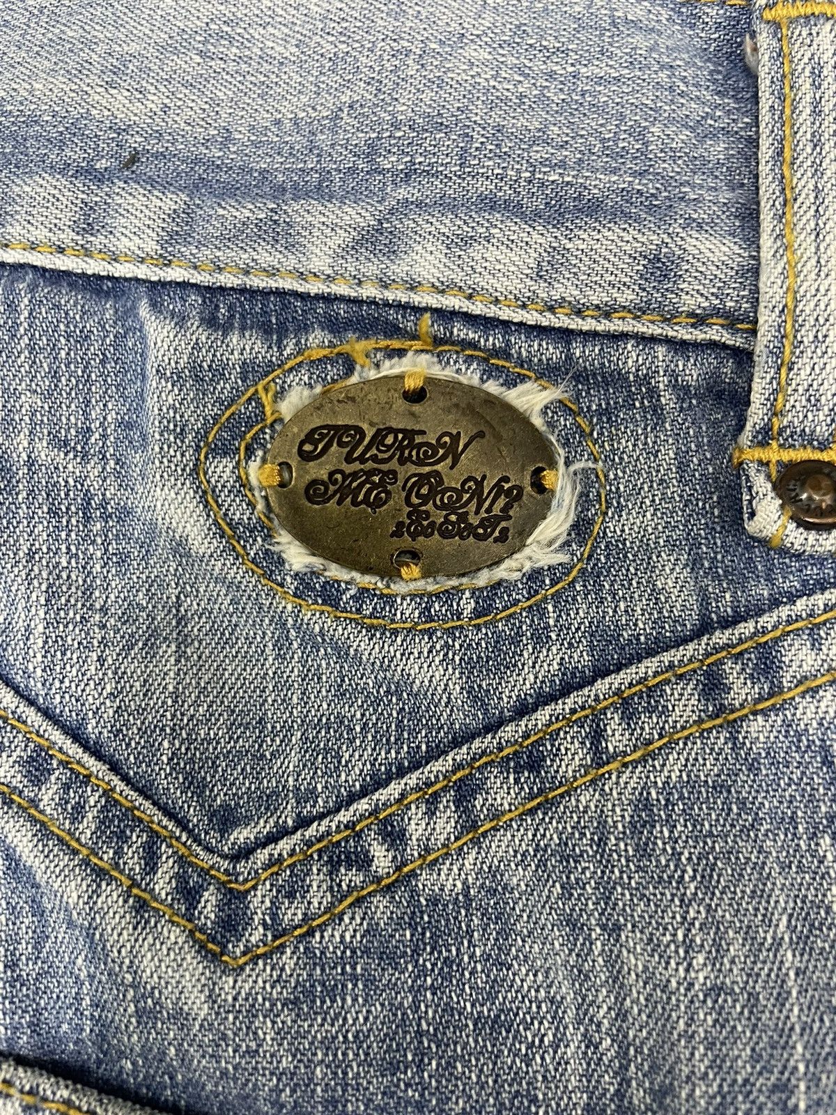 Hysteric Glamour TurnMeOn Japan Flare Bush Jeans Size US 33 - 9 Thumbnail