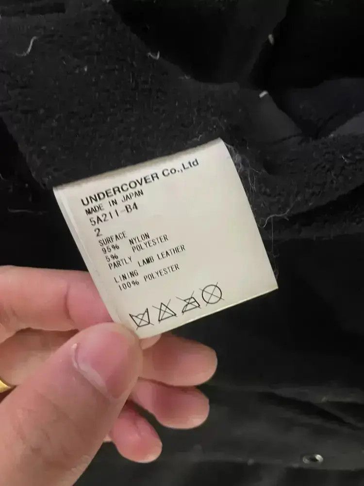 Undercover Sz 2 Undercover 02AW Leather Sleeves Mountain Jacket Size US M / EU 48-50 / 2 - 6 Thumbnail