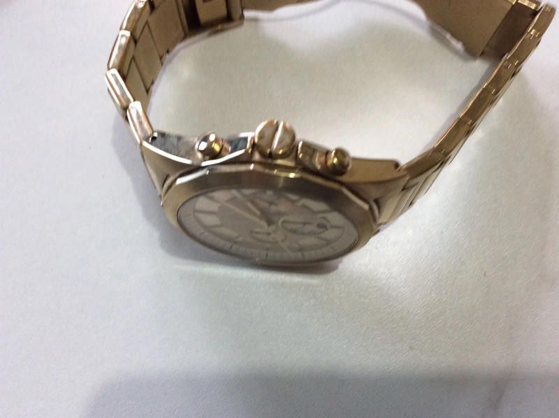Designer Armina AX Gold dial stainless steel men's watch Size ONE SIZE - 5 Thumbnail