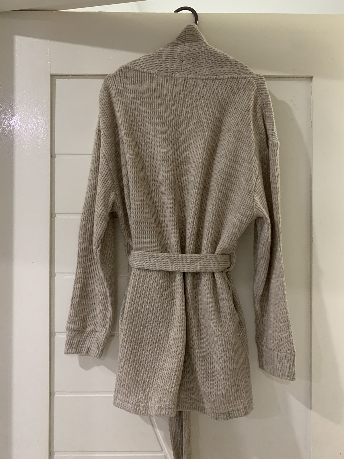 Aran Isles Knitwear × Japanese Brand × Vintage Cardigan Kimono Knit Japanese Brand Glacier x Vintage Size M / US 6-8 / IT 42-44 - 6 Thumbnail
