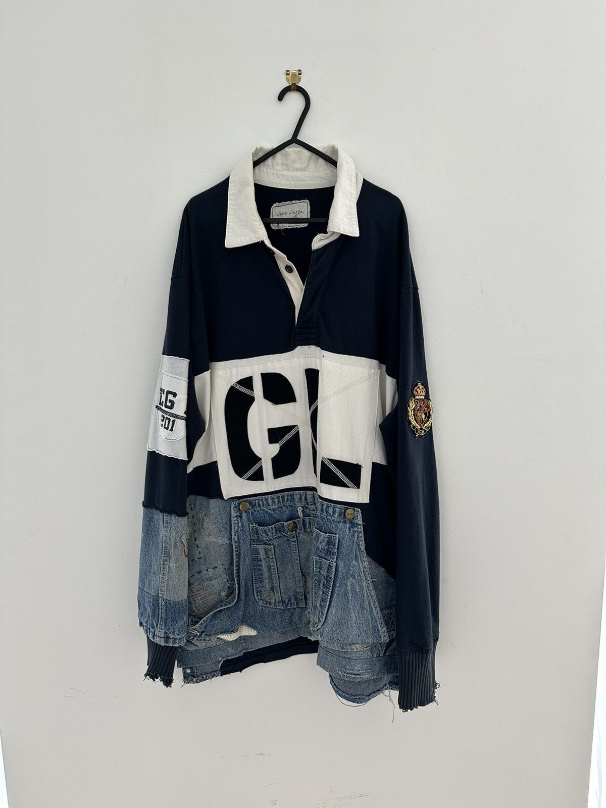 Greg Lauren Greg Lauren SS19 Denim Patchwork jacket Size US L / EU 52-54 / 3 - 1 Thumbnail