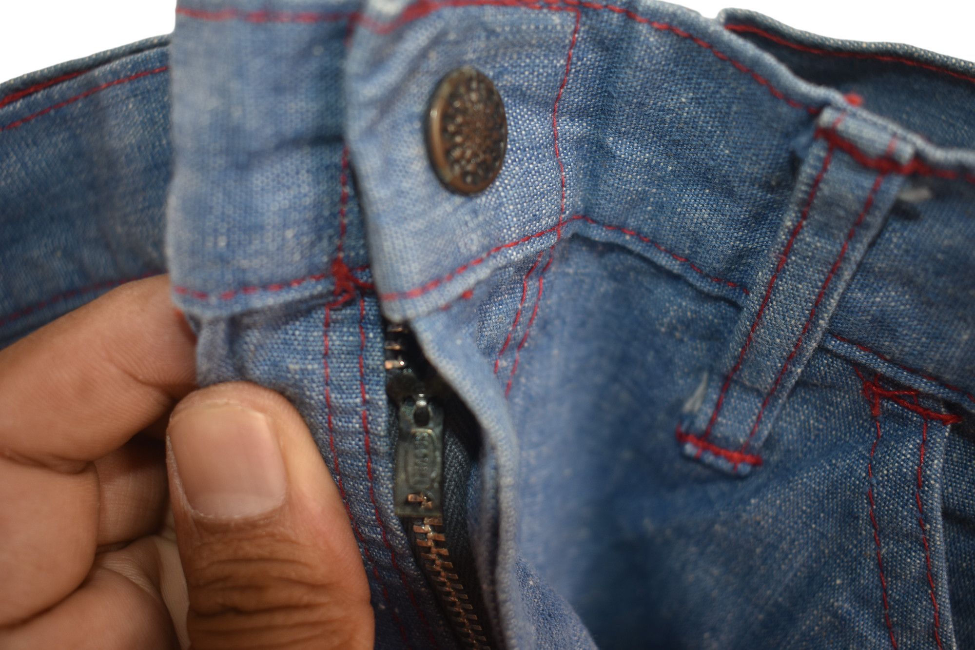 If Six Was Nine × Jean × Vintage Vintage 70's Flared Denim W32 Size US 32 / EU 48 - 7 Thumbnail
