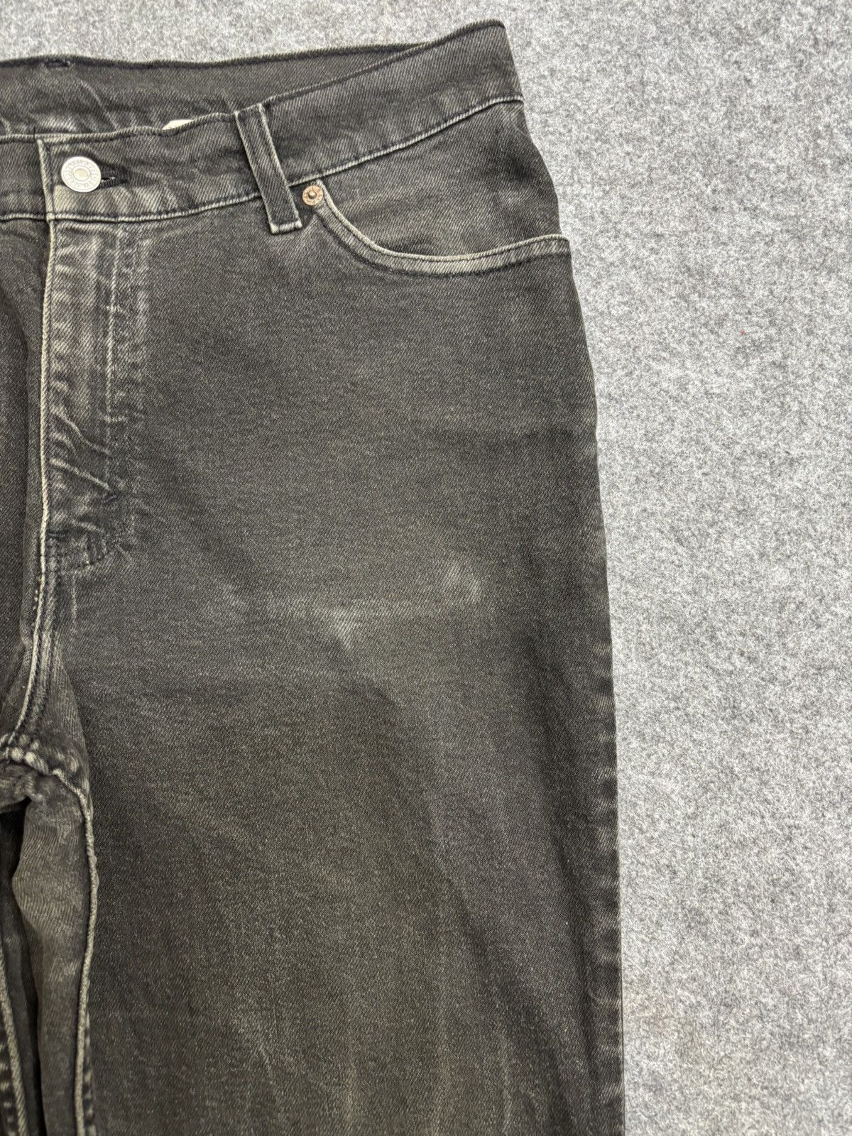 Levi's 💥Vintage Flare💥Levis 517 Flare Superblack Denim F609 Size US 32 / EU 48 - 4 Thumbnail