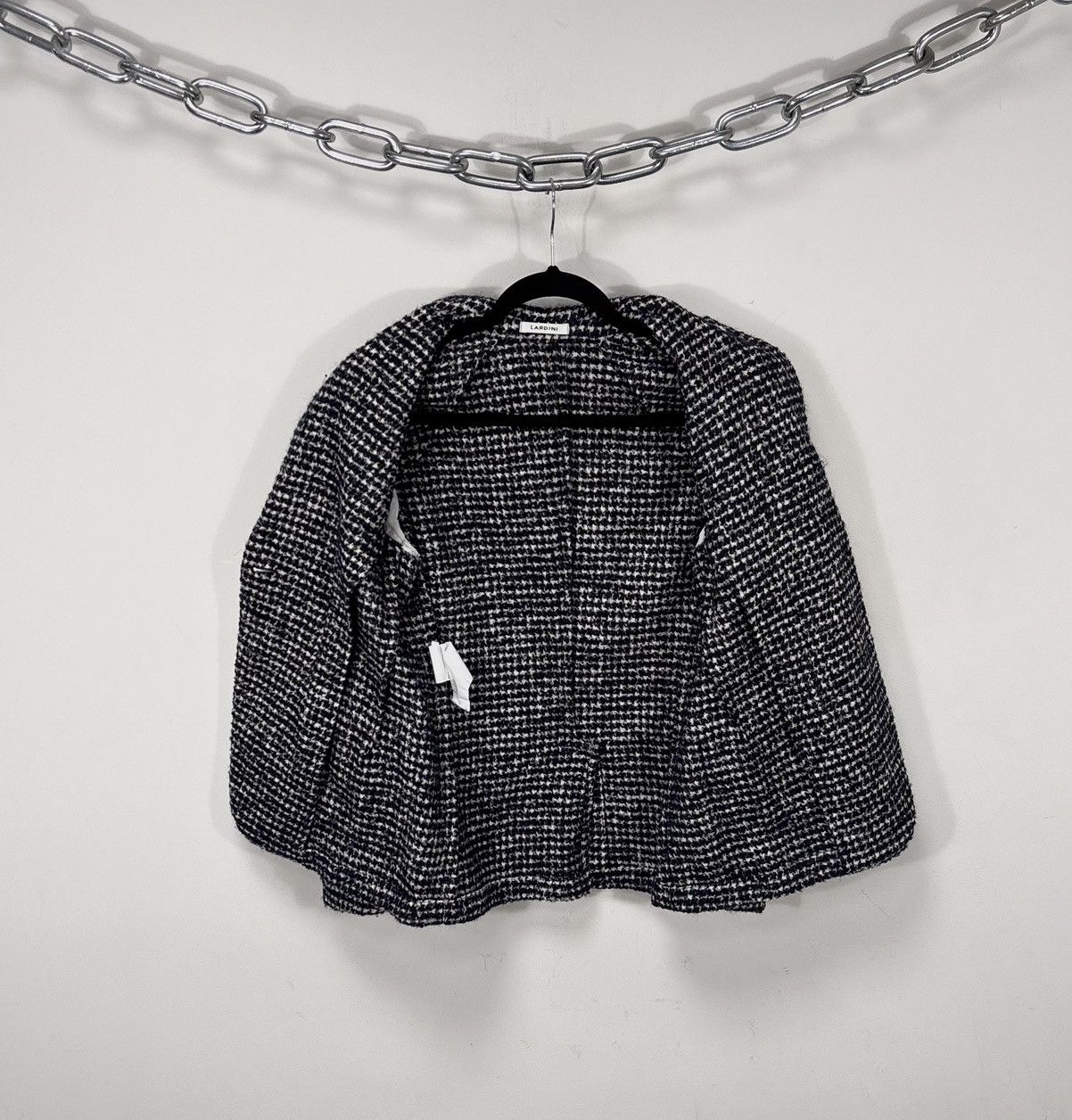 Lardini Lardini Women’s Boucle Tweed Blazer Jacket Textured Wool Size S / US 4 / IT 40 - 10 Thumbnail