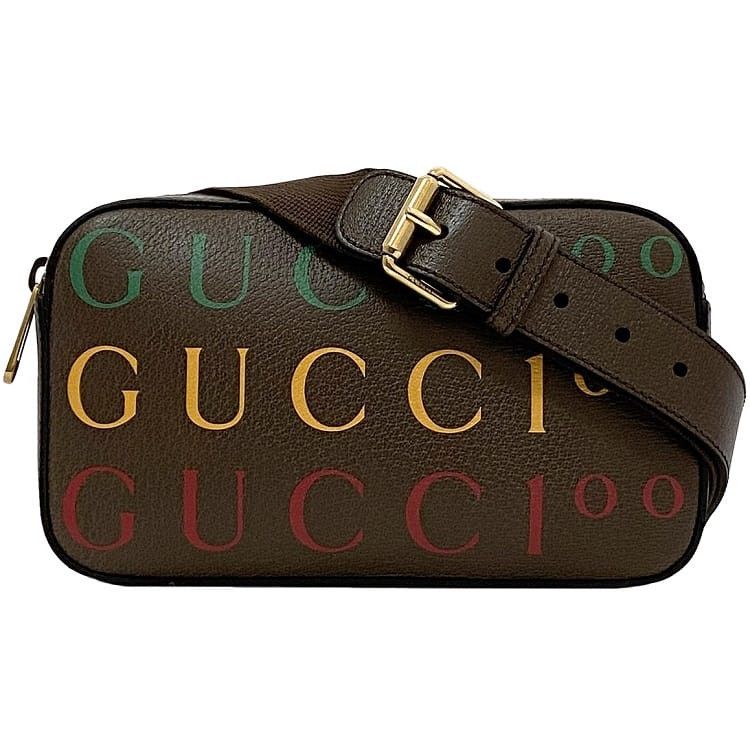 Gucci GUCCI Cross Body Bag Brown Leather Size ONE SIZE - 1 Thumbnail