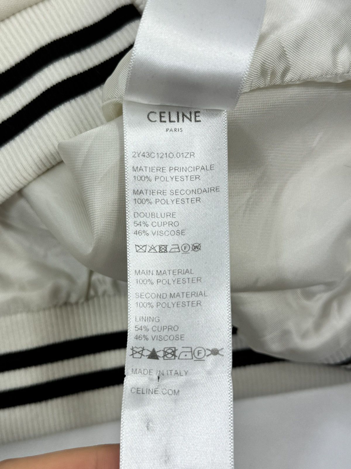 Celine LOGO EMBROIDERED ZIP UP JACKET Size US XXL / EU 58 / 5 - 7 Thumbnail