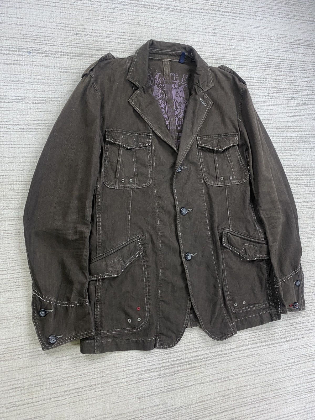 Japanese Brand Vintage BALL Japanese Brand Mulipocket Punk Style Jacket Size US M / EU 48-50 / 2 - 3 Thumbnail
